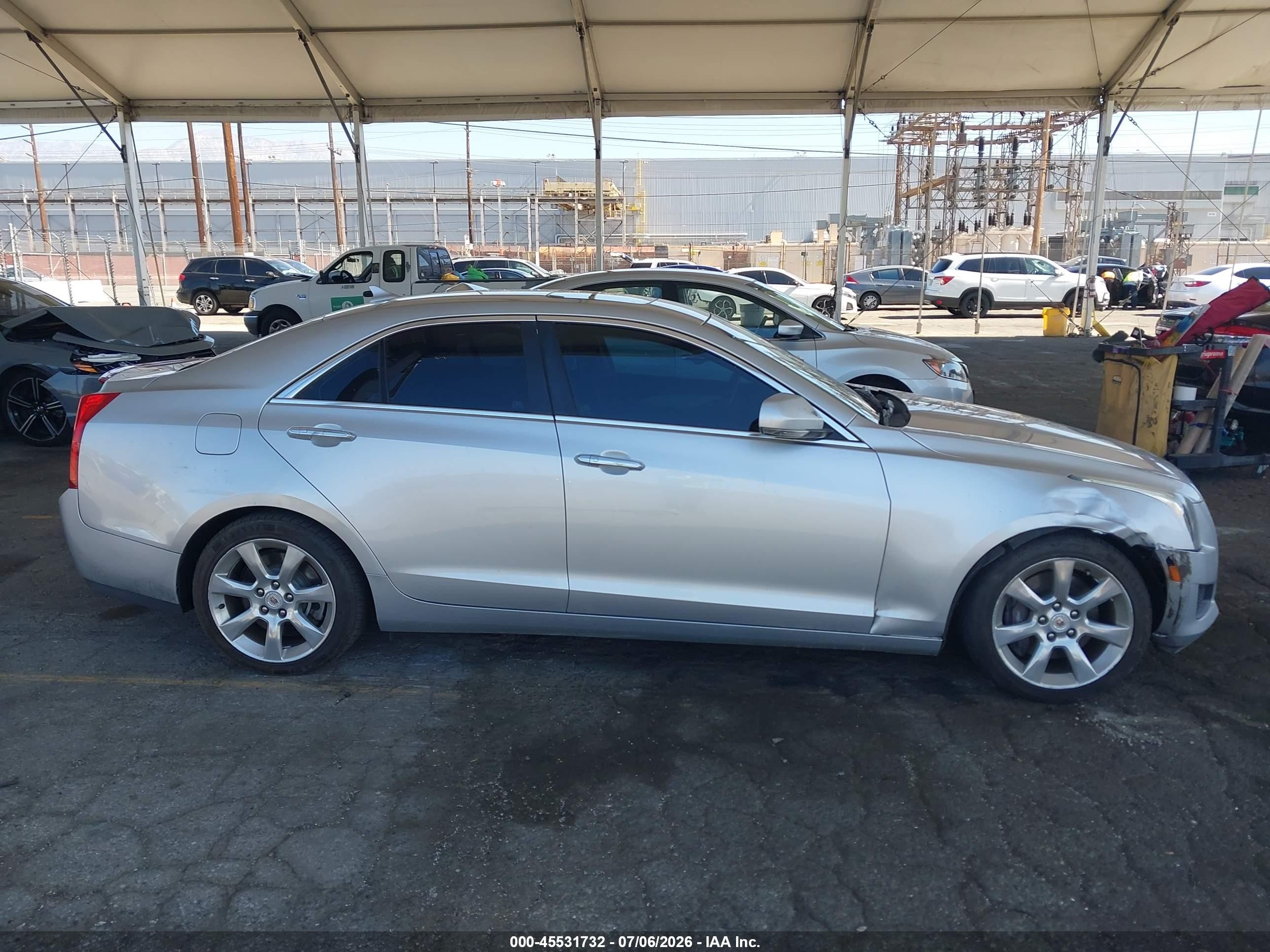 2014 Cadillac Ats Luxury Silver vin: 1G6AB5RX7E0126510