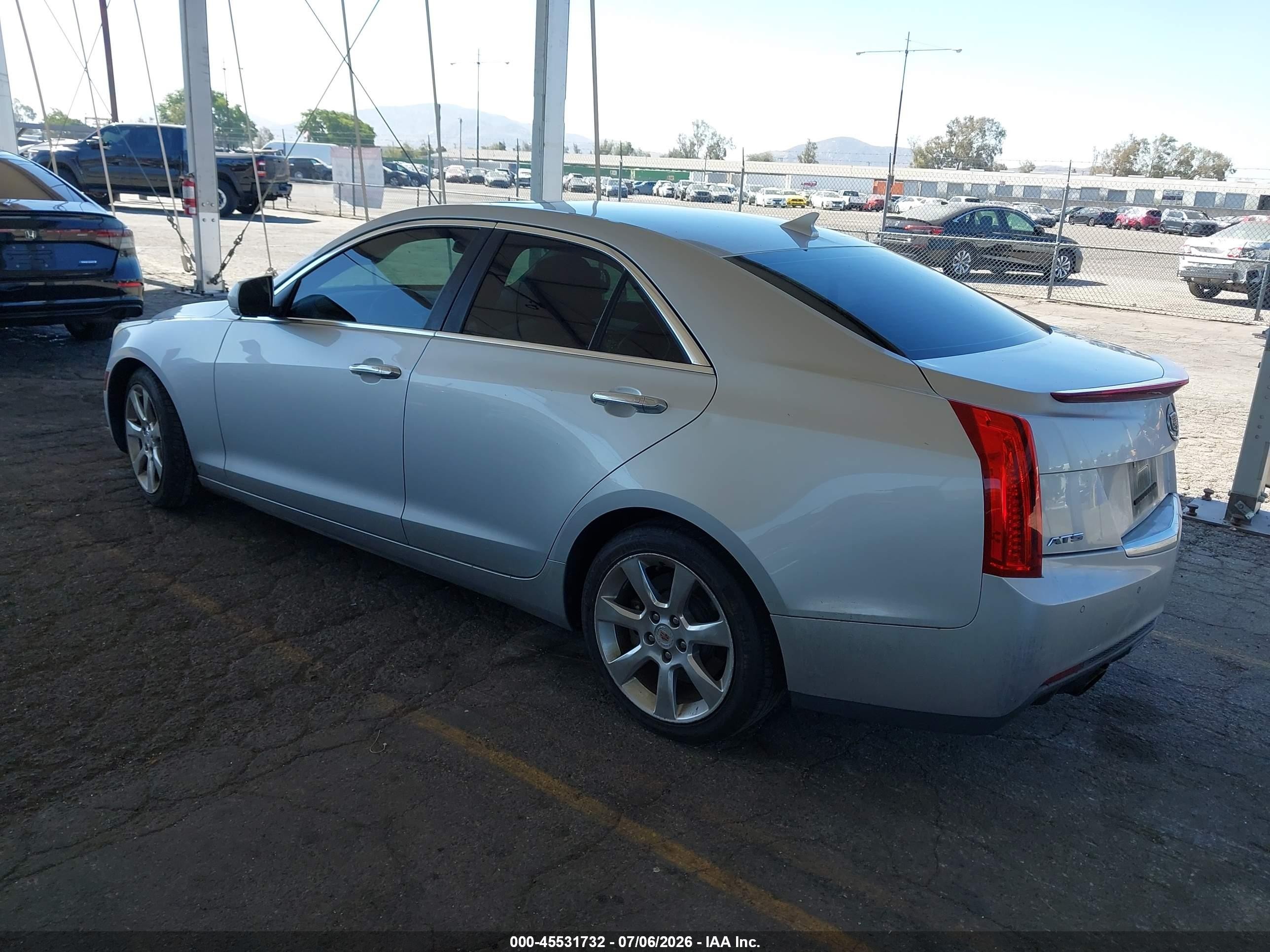 2014 Cadillac Ats Luxury Silver vin: 1G6AB5RX7E0126510
