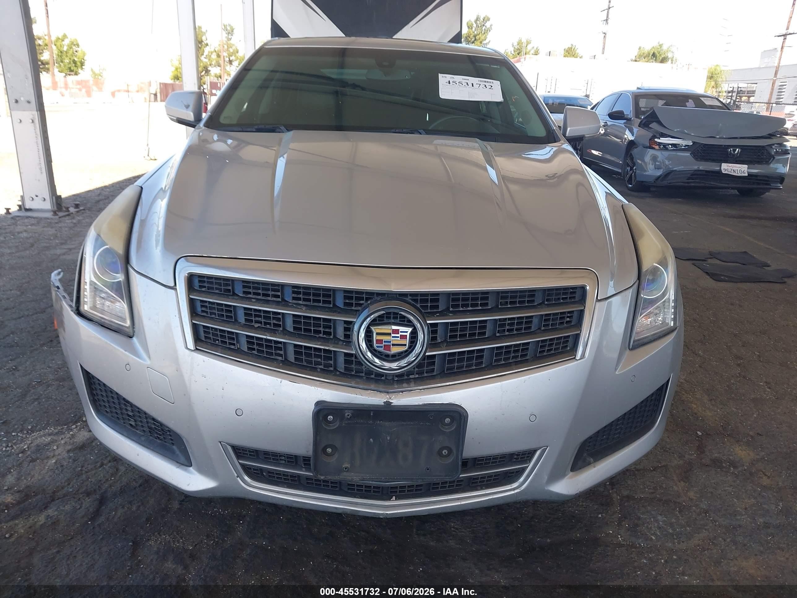 2014 Cadillac Ats Luxury Silver vin: 1G6AB5RX7E0126510