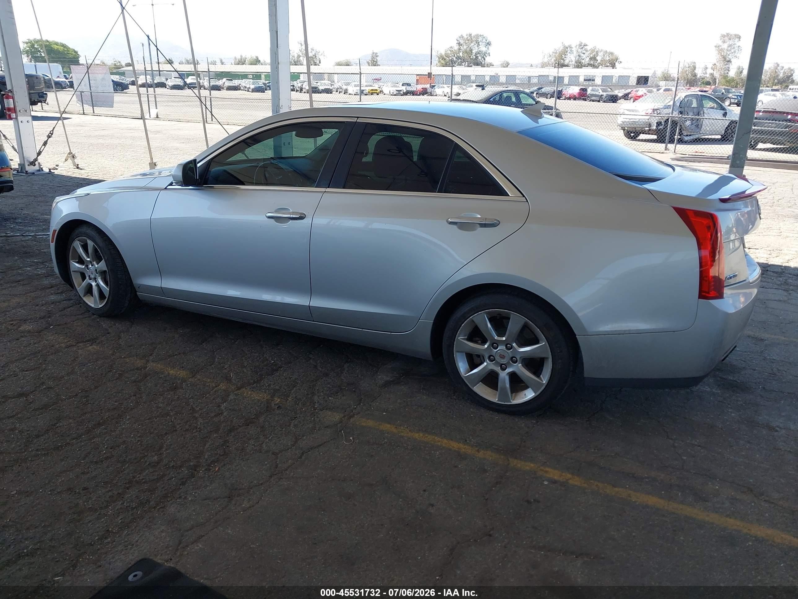 2014 Cadillac Ats Luxury Silver vin: 1G6AB5RX7E0126510