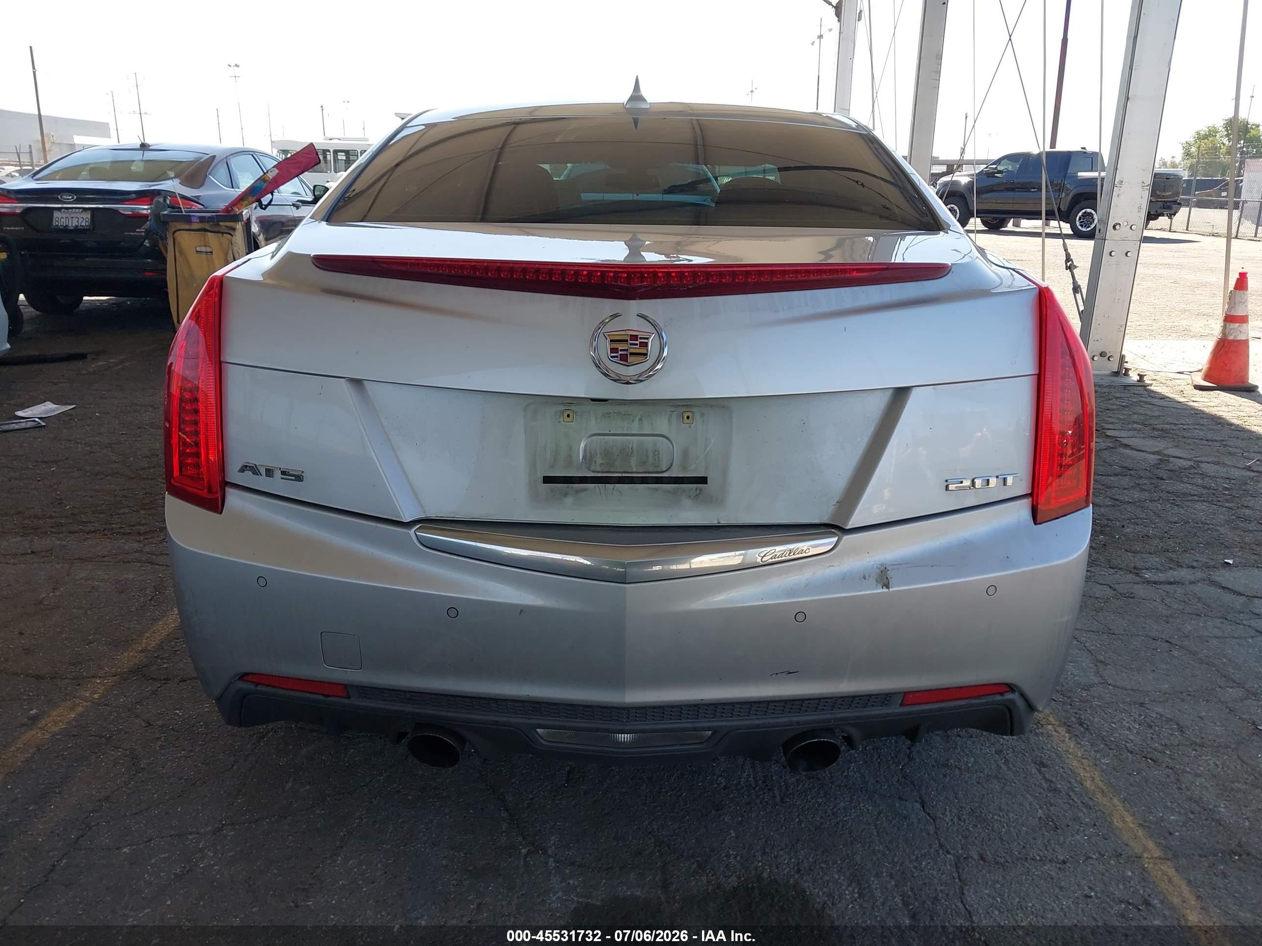 2014 Cadillac Ats Luxury Silver vin: 1G6AB5RX7E0126510