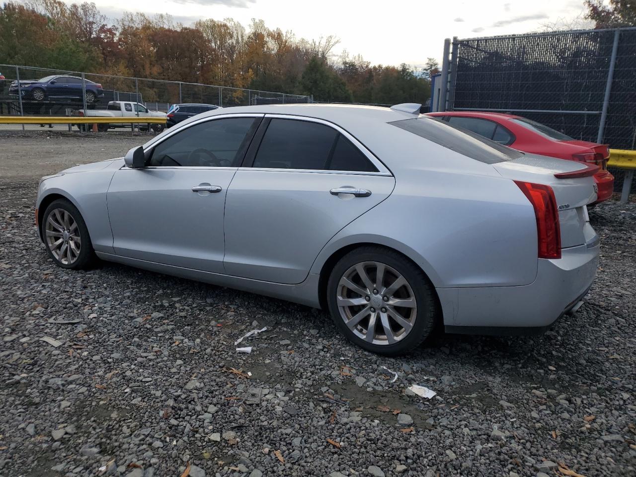 2017 Cadillac Ats Luxury Silver vin: 1G6AB5RX7H0119867