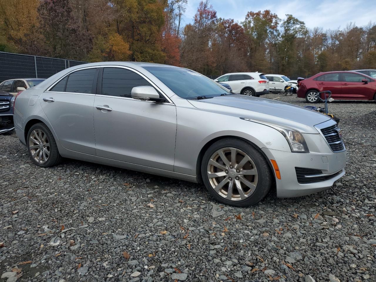 2017 Cadillac Ats Luxury Silver vin: 1G6AB5RX7H0119867