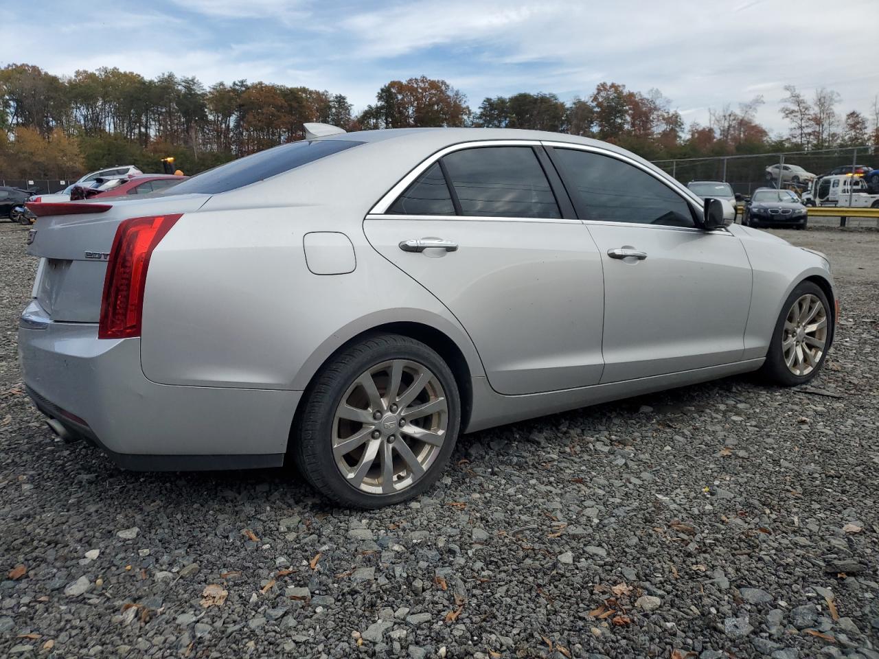 2017 Cadillac Ats Luxury Silver vin: 1G6AB5RX7H0119867