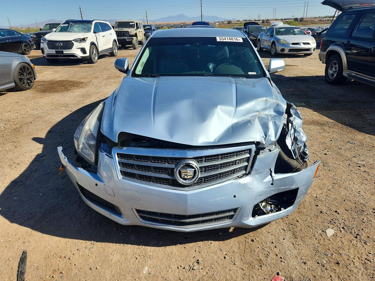 2013 Cadillac Ats Luxury Синий vin: 1G6AB5RX8D0139670
