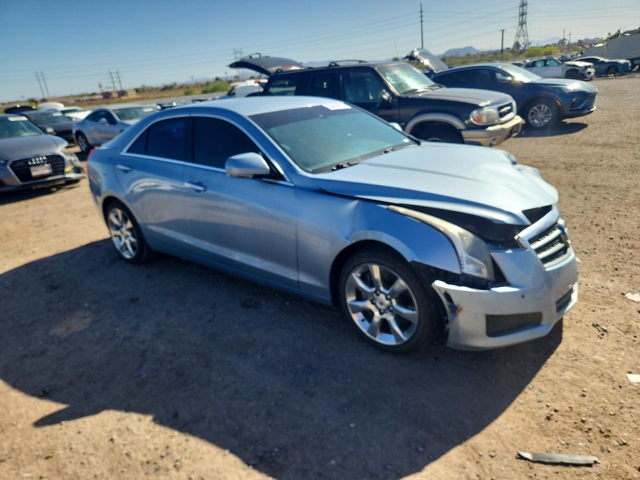2013 Cadillac Ats Luxury Синий vin: 1G6AB5RX8D0139670