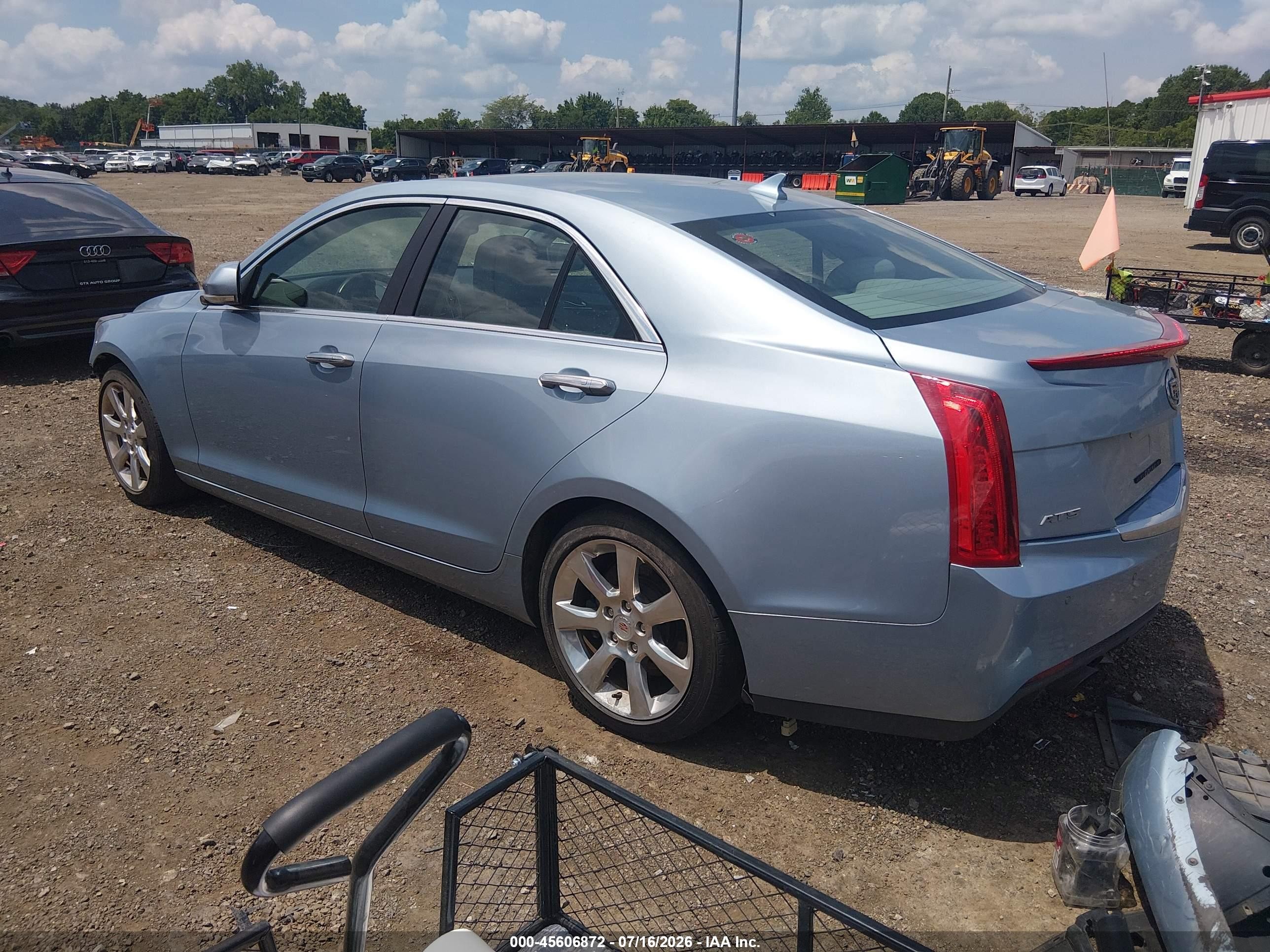 2013 Cadillac Ats Luxury Light Blue vin: 1G6AB5RX8D0145906