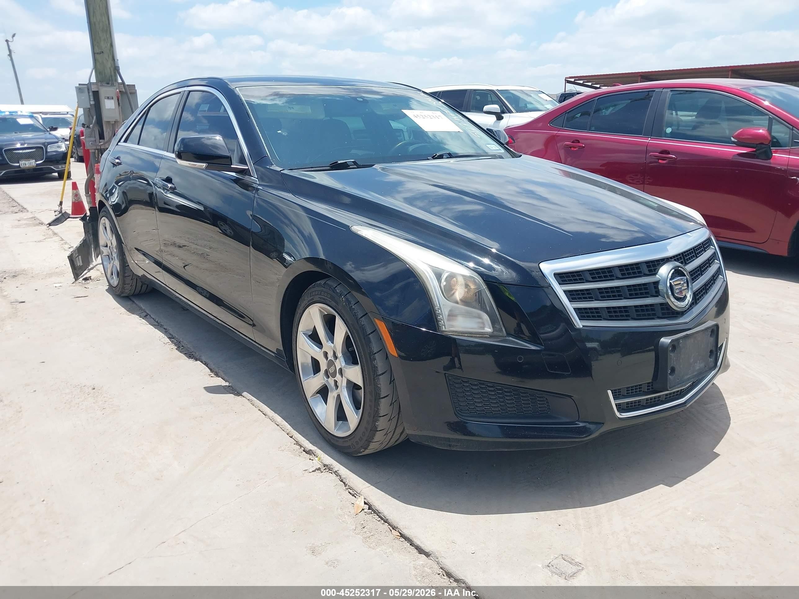 2013 Cadillac Ats Luxury Black vin: 1G6AB5RX8D0159658