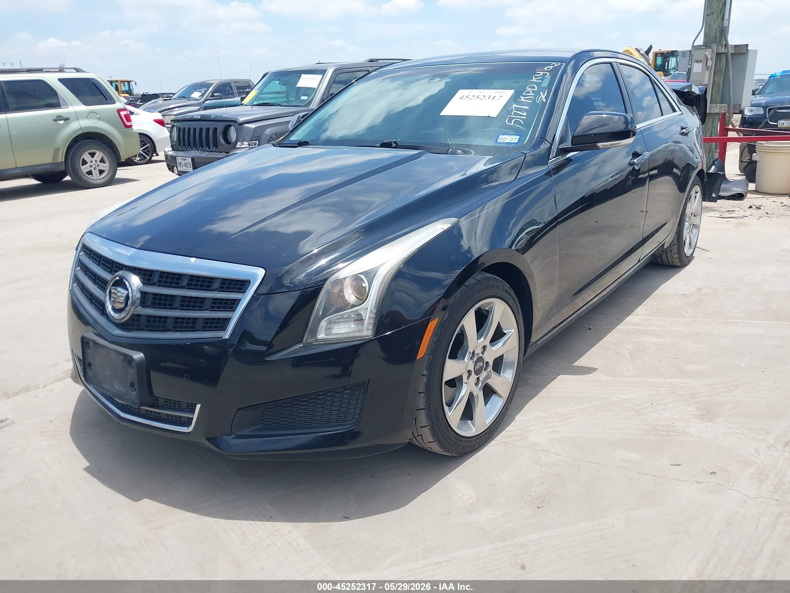 2013 Cadillac Ats Luxury Black vin: 1G6AB5RX8D0159658