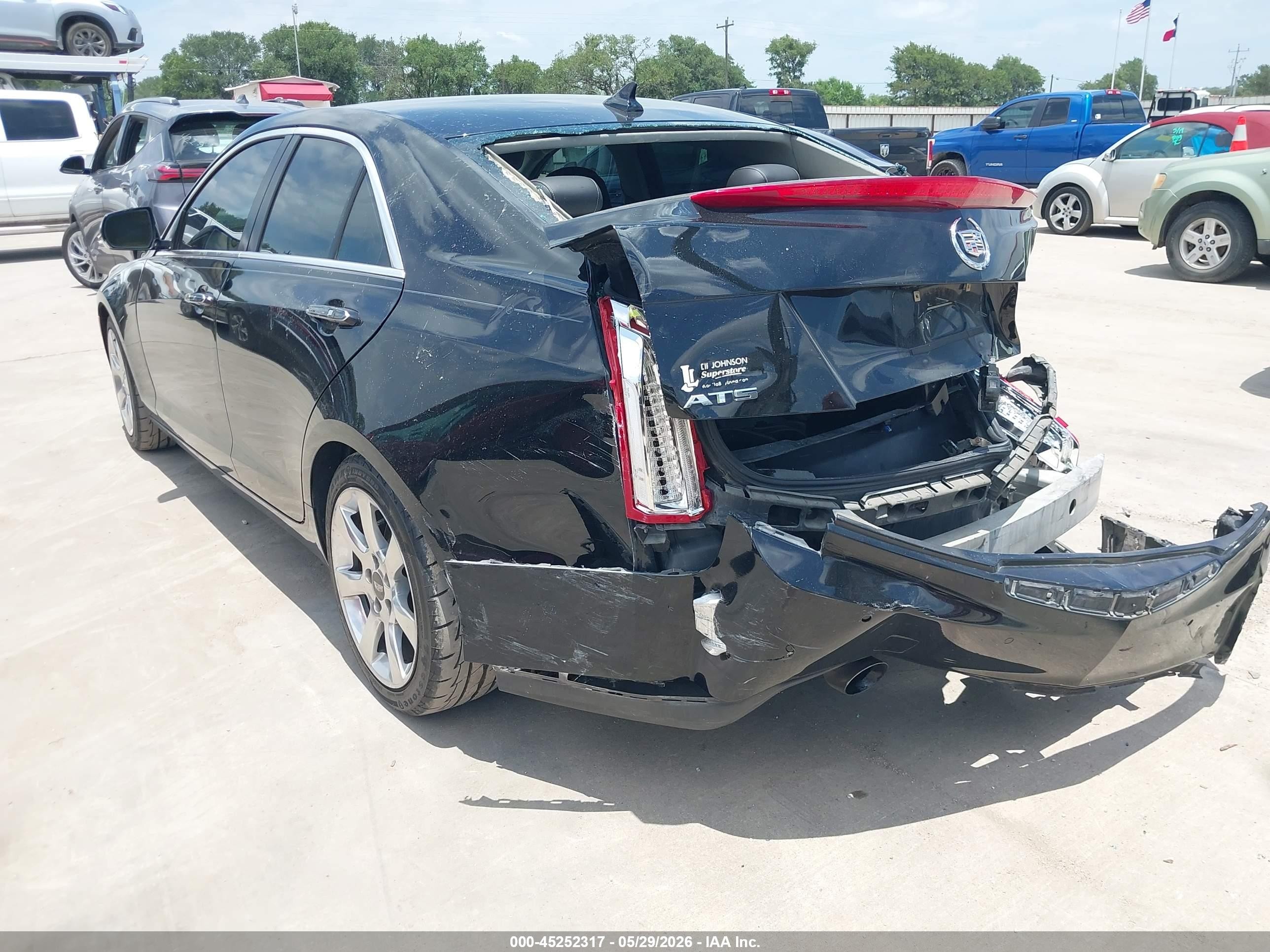 2013 Cadillac Ats Luxury Black vin: 1G6AB5RX8D0159658
