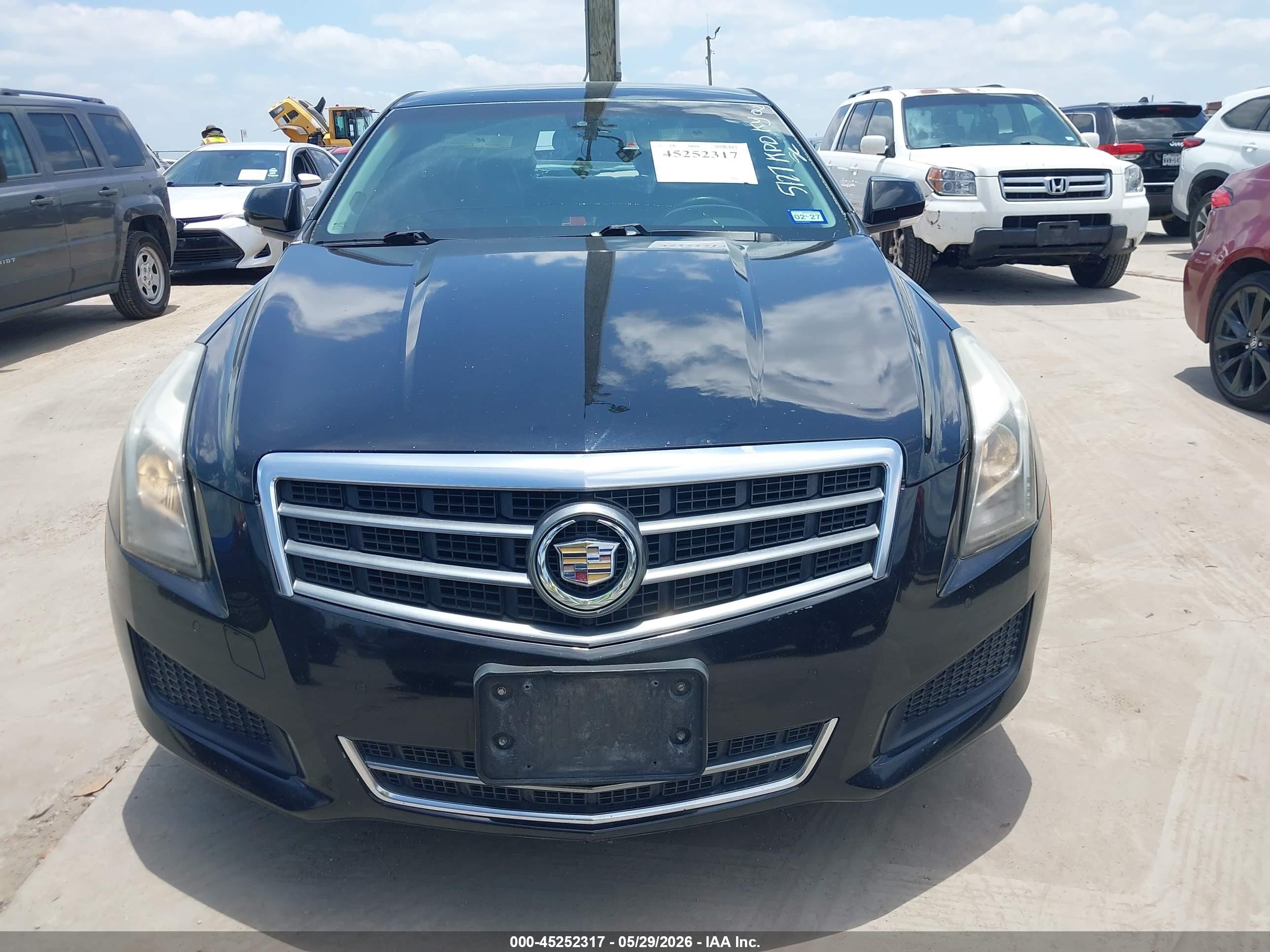 2013 Cadillac Ats Luxury Black vin: 1G6AB5RX8D0159658