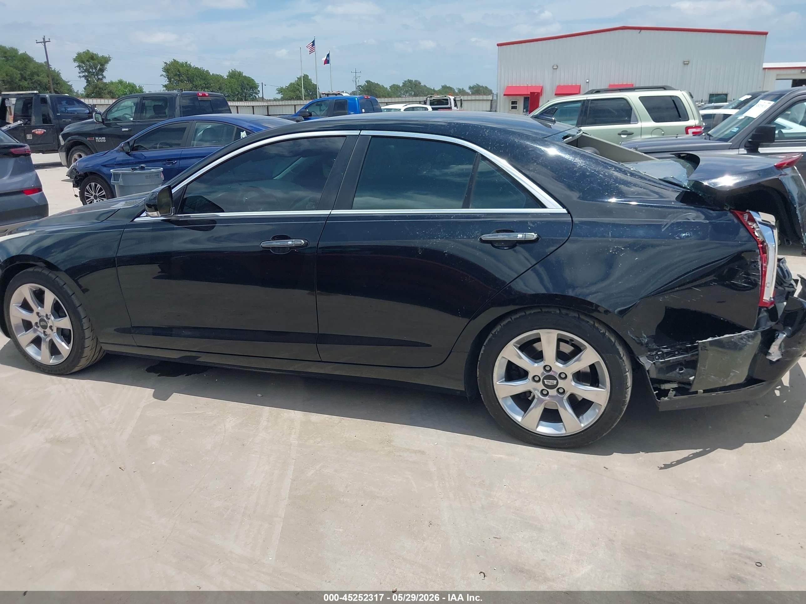 2013 Cadillac Ats Luxury Black vin: 1G6AB5RX8D0159658