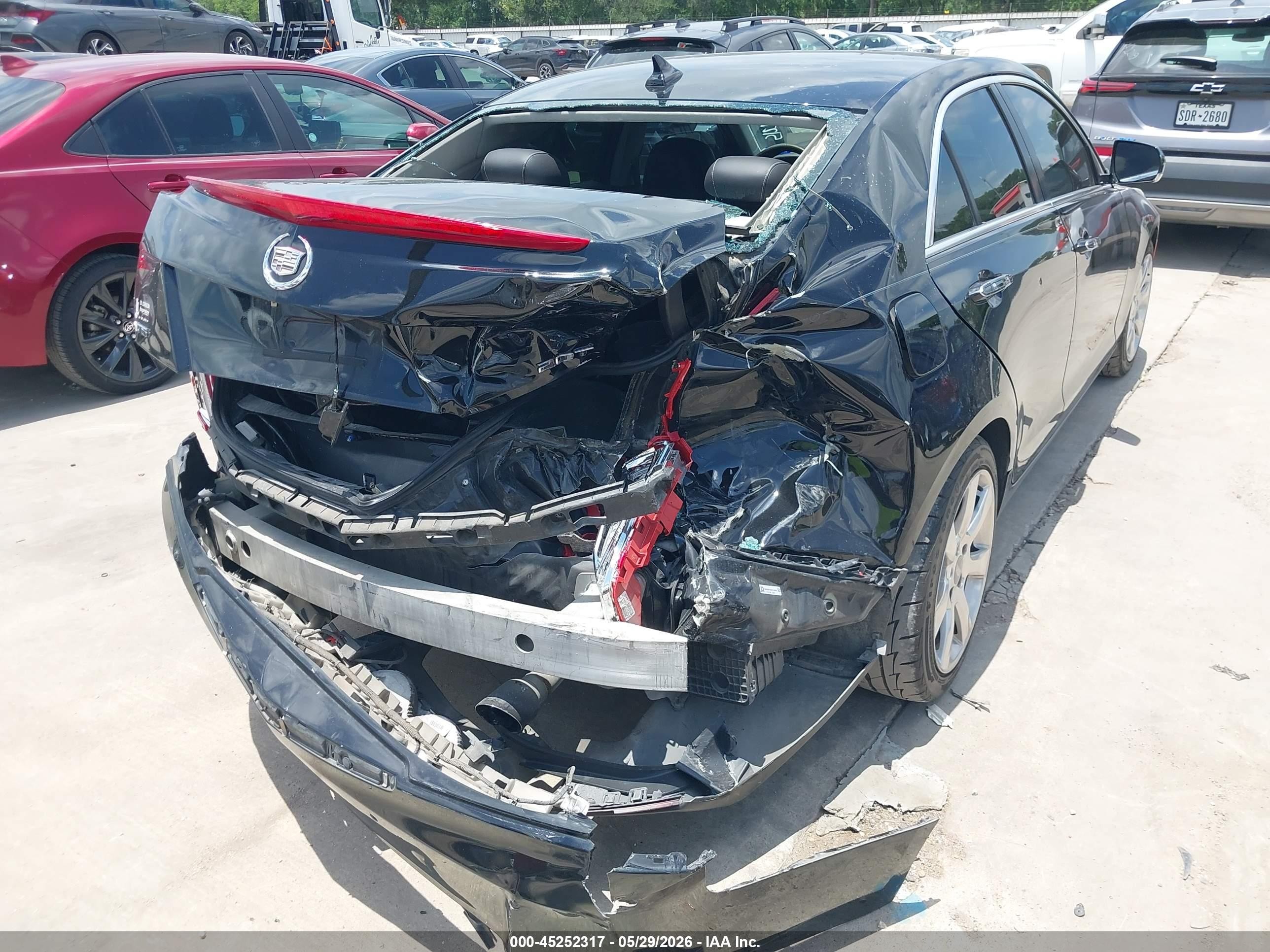 2013 Cadillac Ats Luxury Black vin: 1G6AB5RX8D0159658