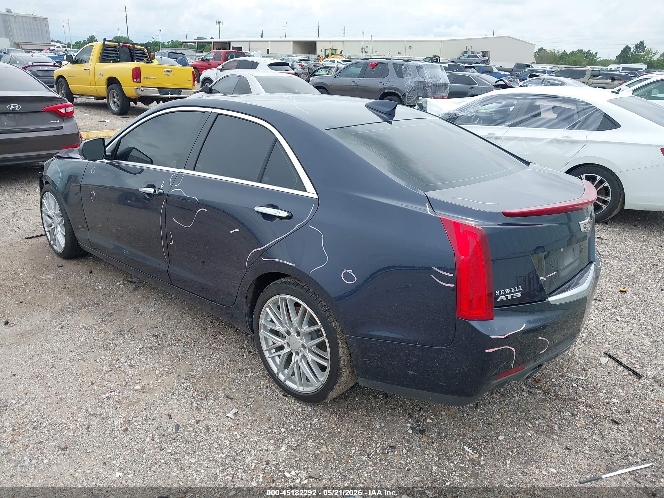 2015 Cadillac Ats Luxury Black vin: 1G6AB5RX8F0105022