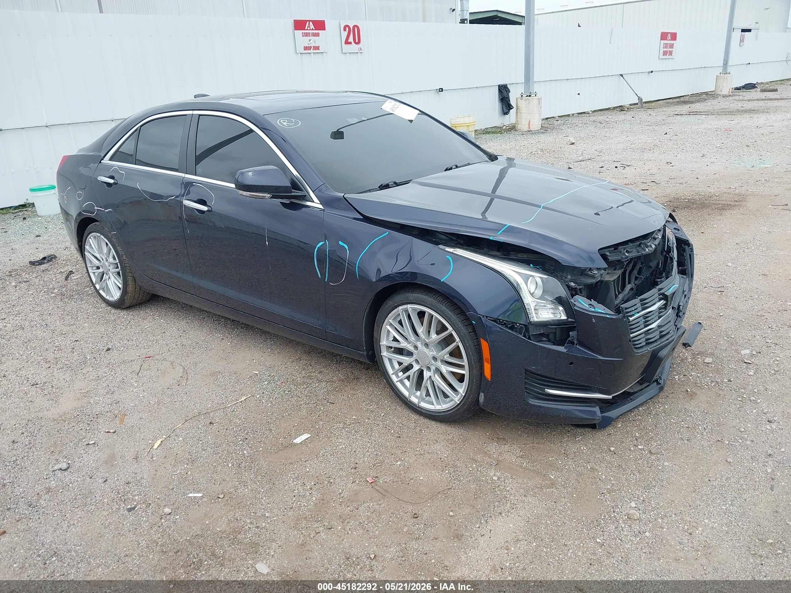 2015 Cadillac Ats Luxury Black vin: 1G6AB5RX8F0105022