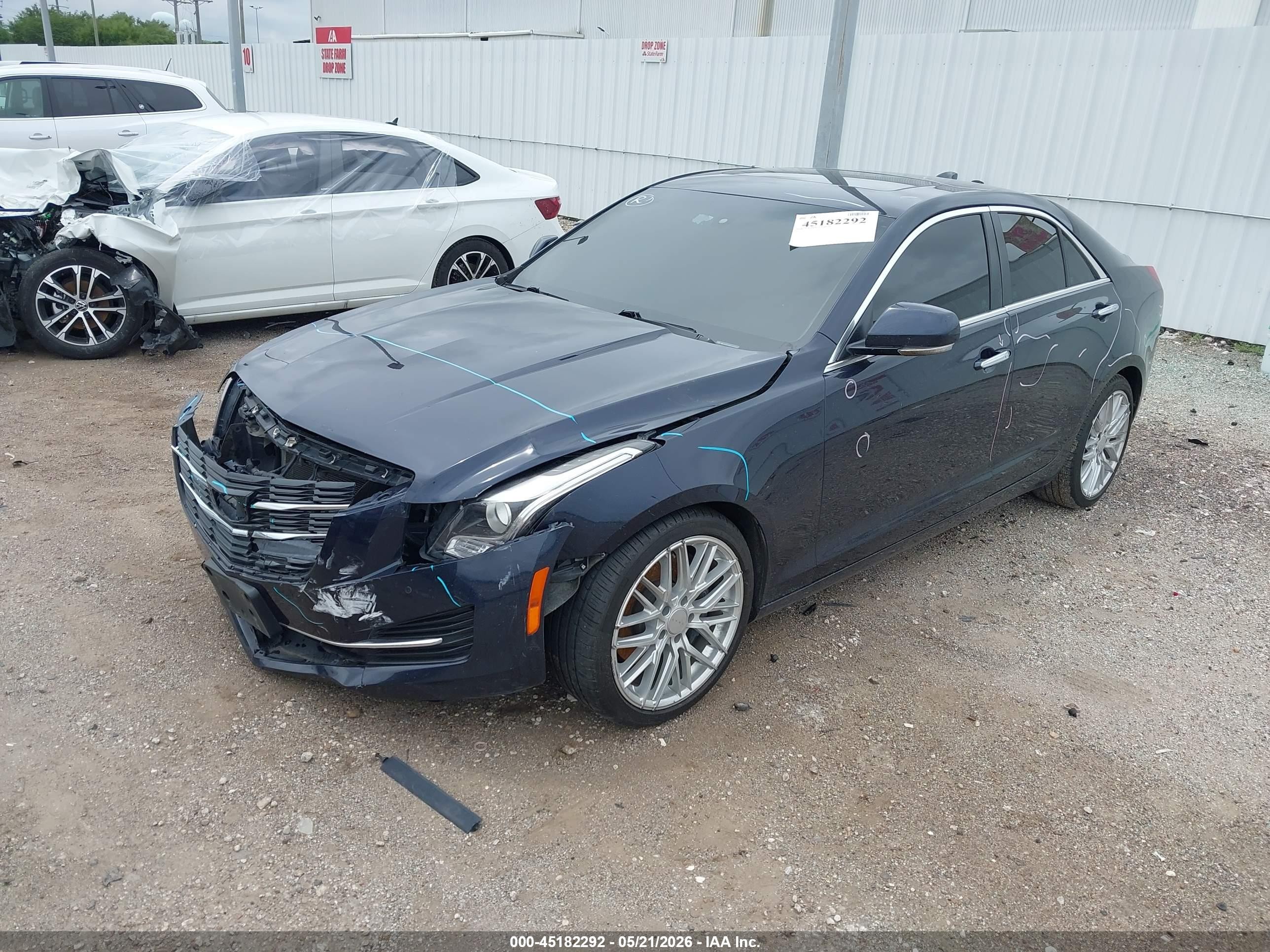 2015 Cadillac Ats Luxury Black vin: 1G6AB5RX8F0105022