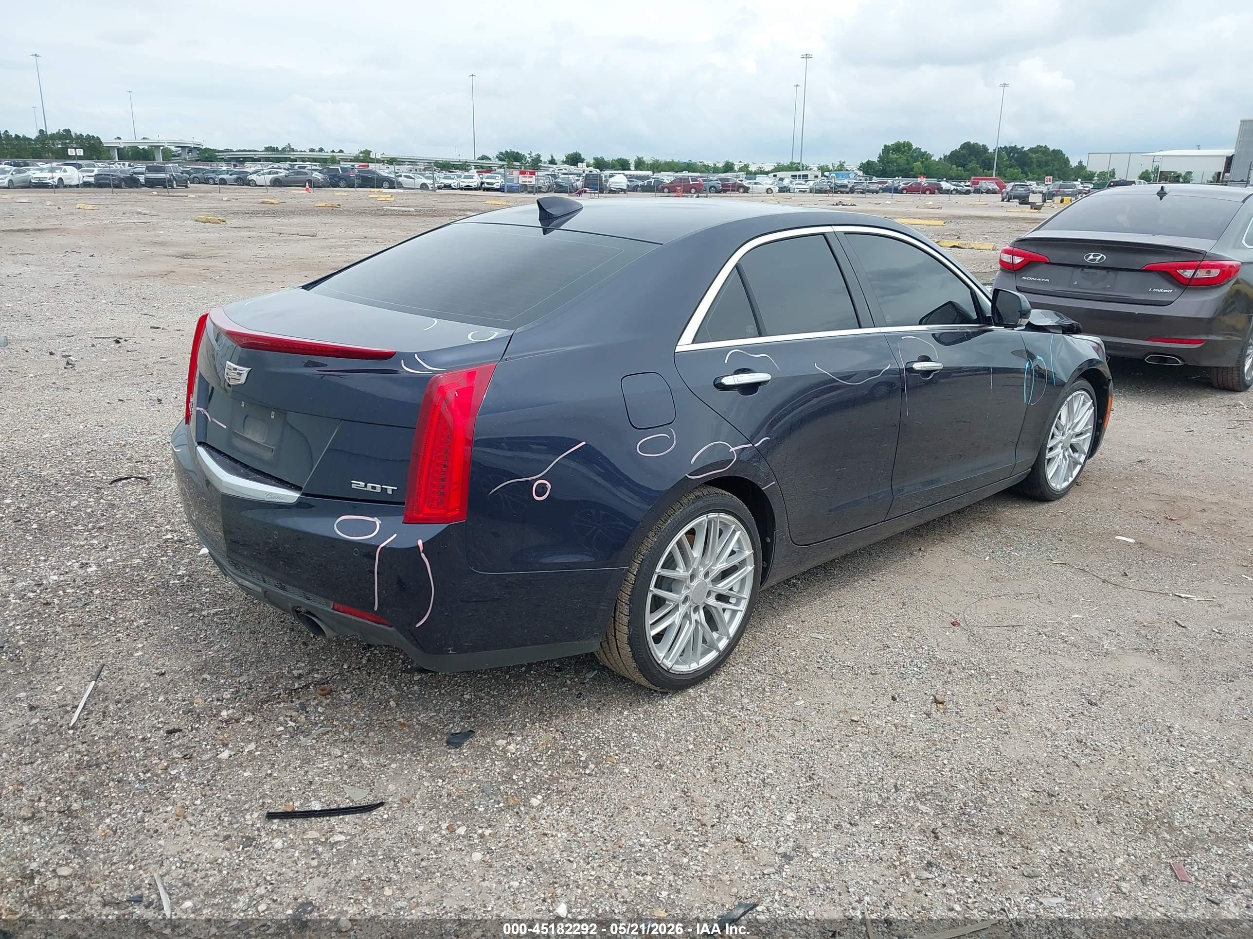 2015 Cadillac Ats Luxury Black vin: 1G6AB5RX8F0105022