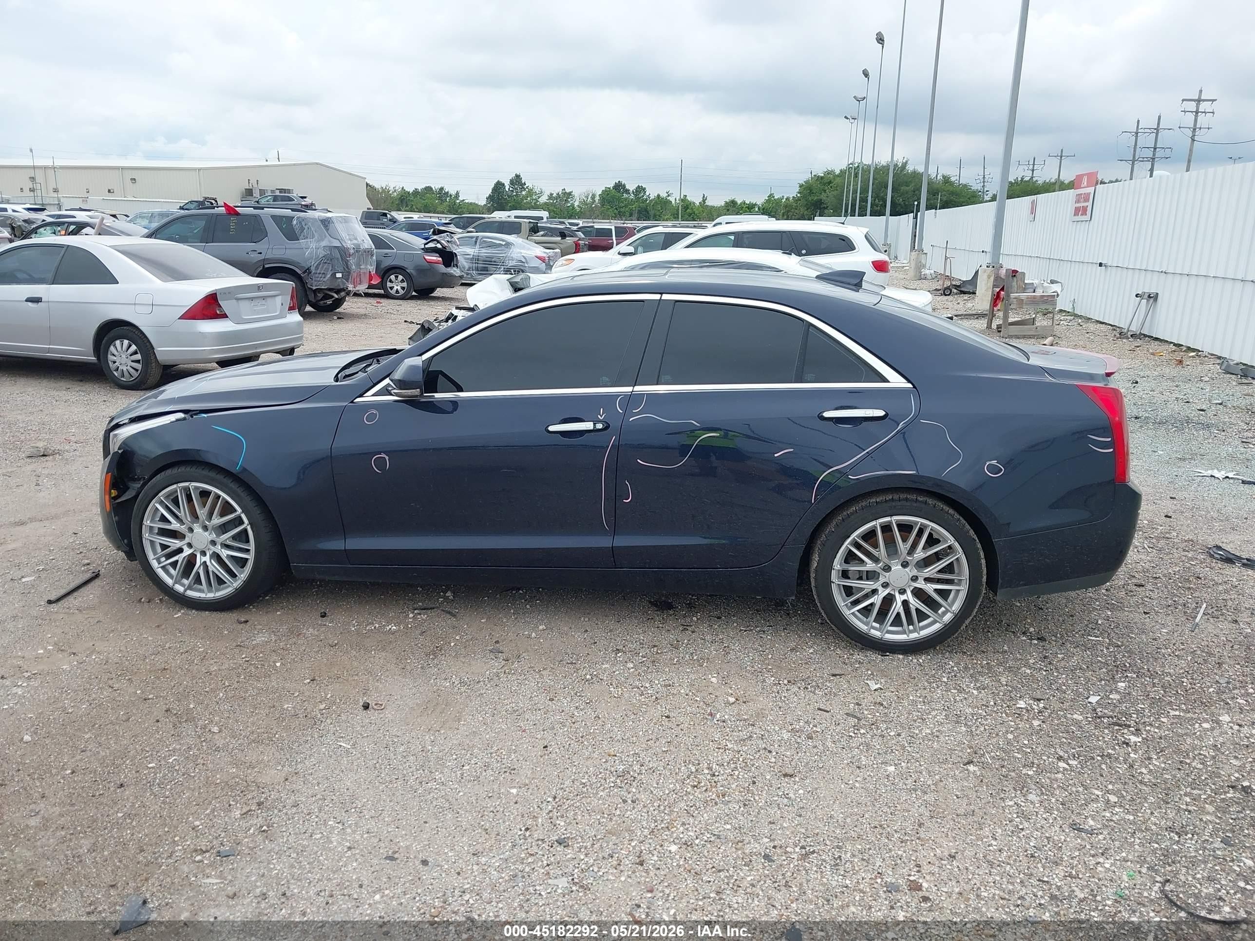 2015 Cadillac Ats Luxury Black vin: 1G6AB5RX8F0105022