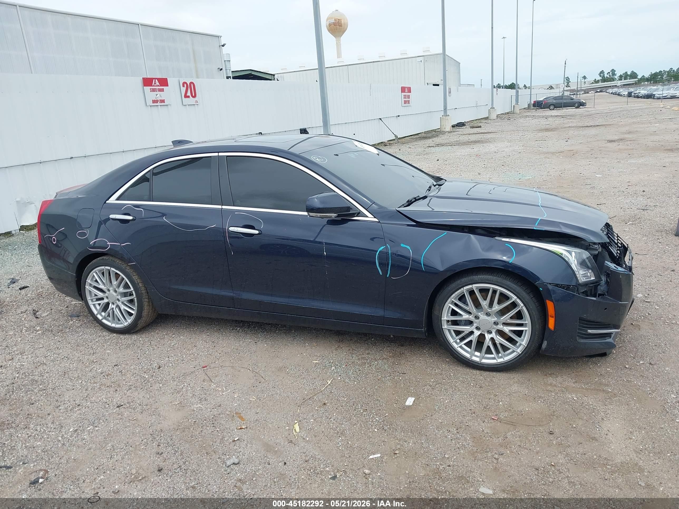2015 Cadillac Ats Luxury Black vin: 1G6AB5RX8F0105022