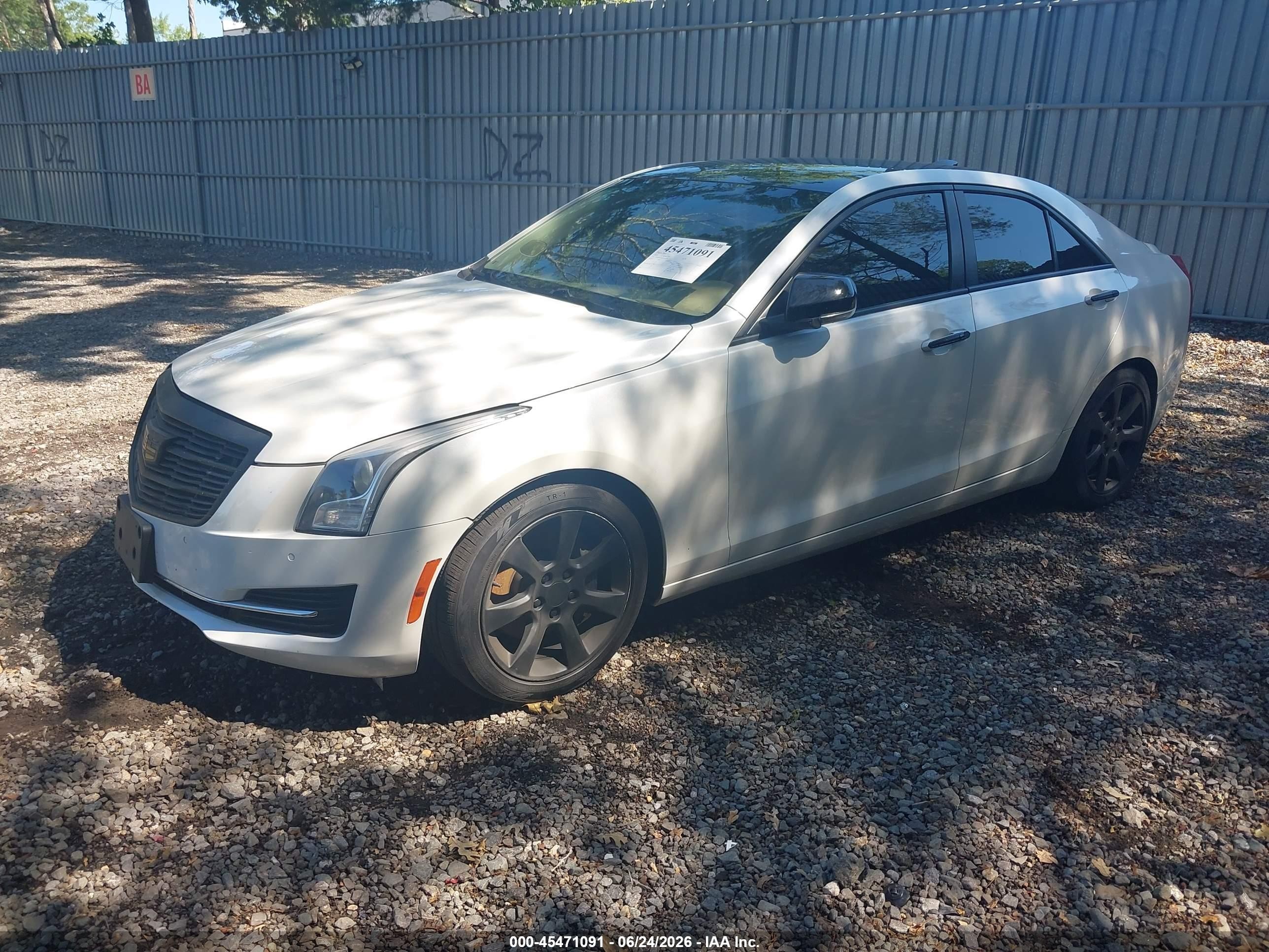2015 Cadillac Ats Luxury White vin: 1G6AB5RX8F0105537