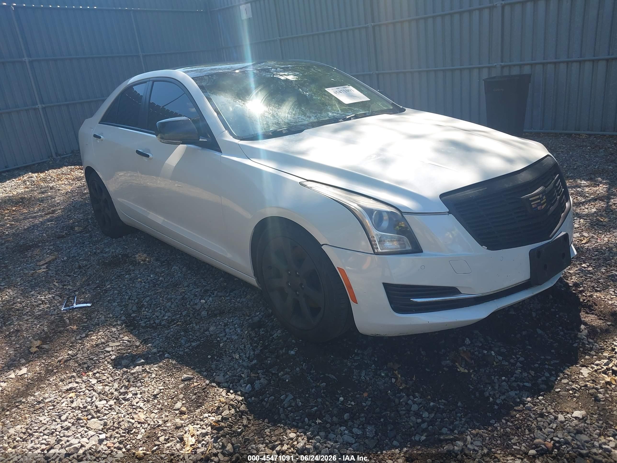 2015 Cadillac Ats Luxury White vin: 1G6AB5RX8F0105537