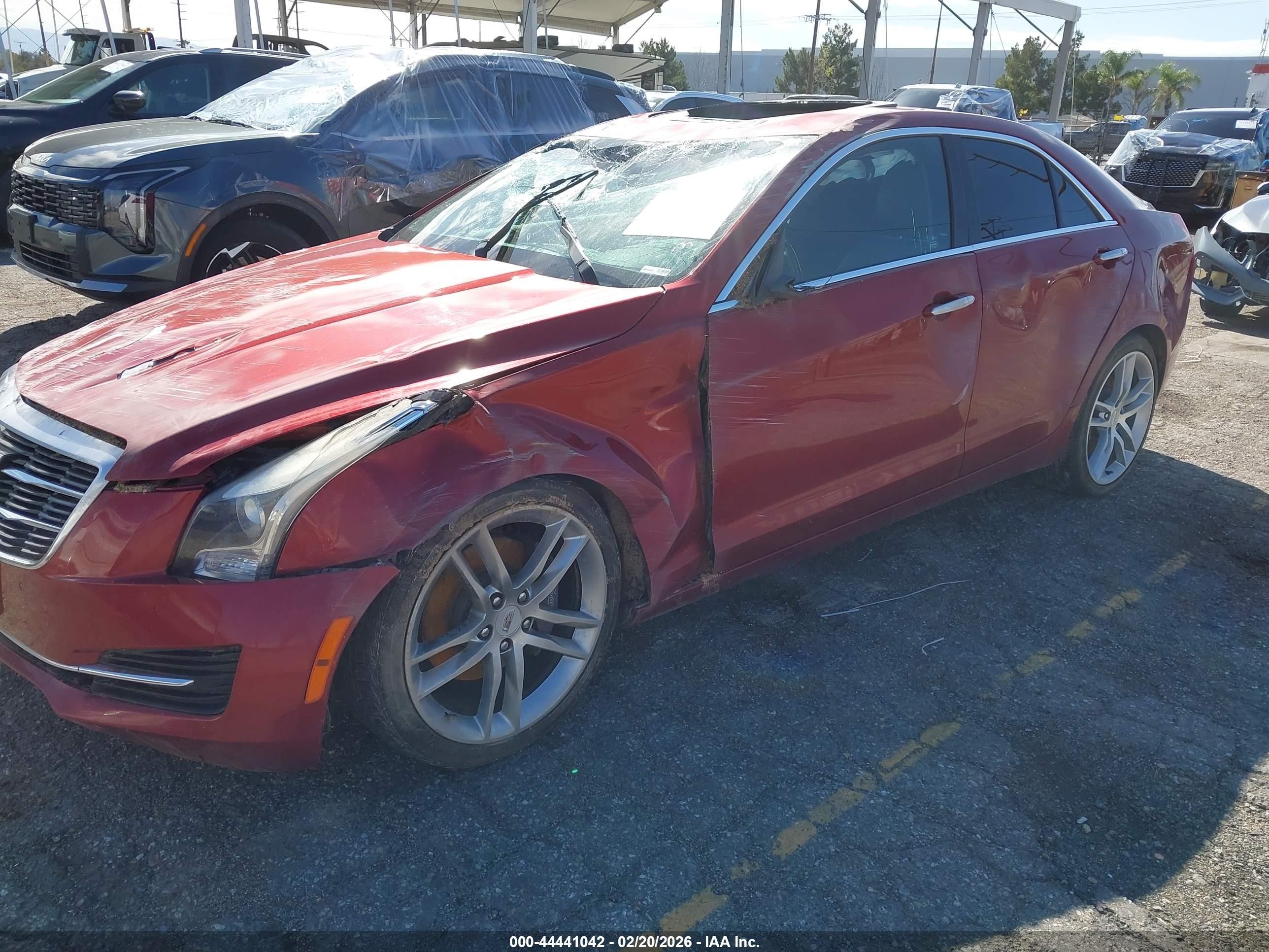 2018 Cadillac Ats Luxury Красный vin: 1G6AB5RX8J0133847