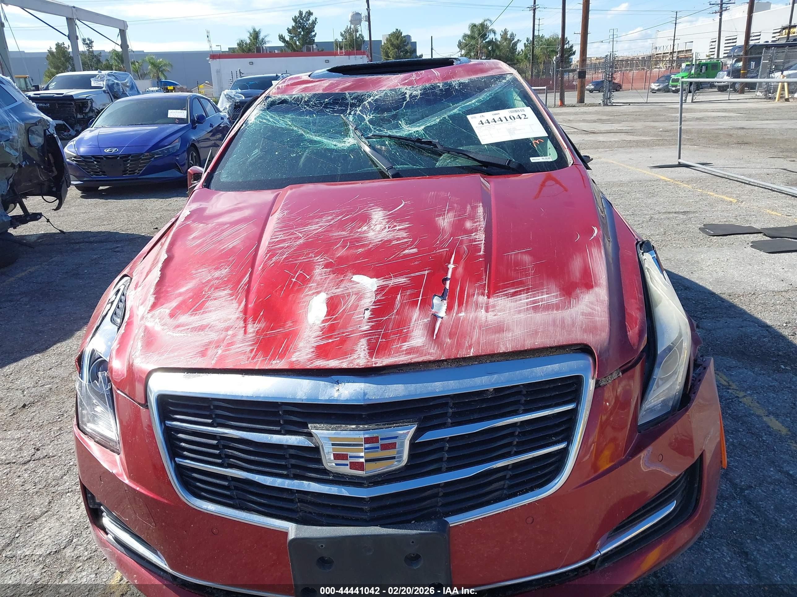 2018 Cadillac Ats Luxury Красный vin: 1G6AB5RX8J0133847