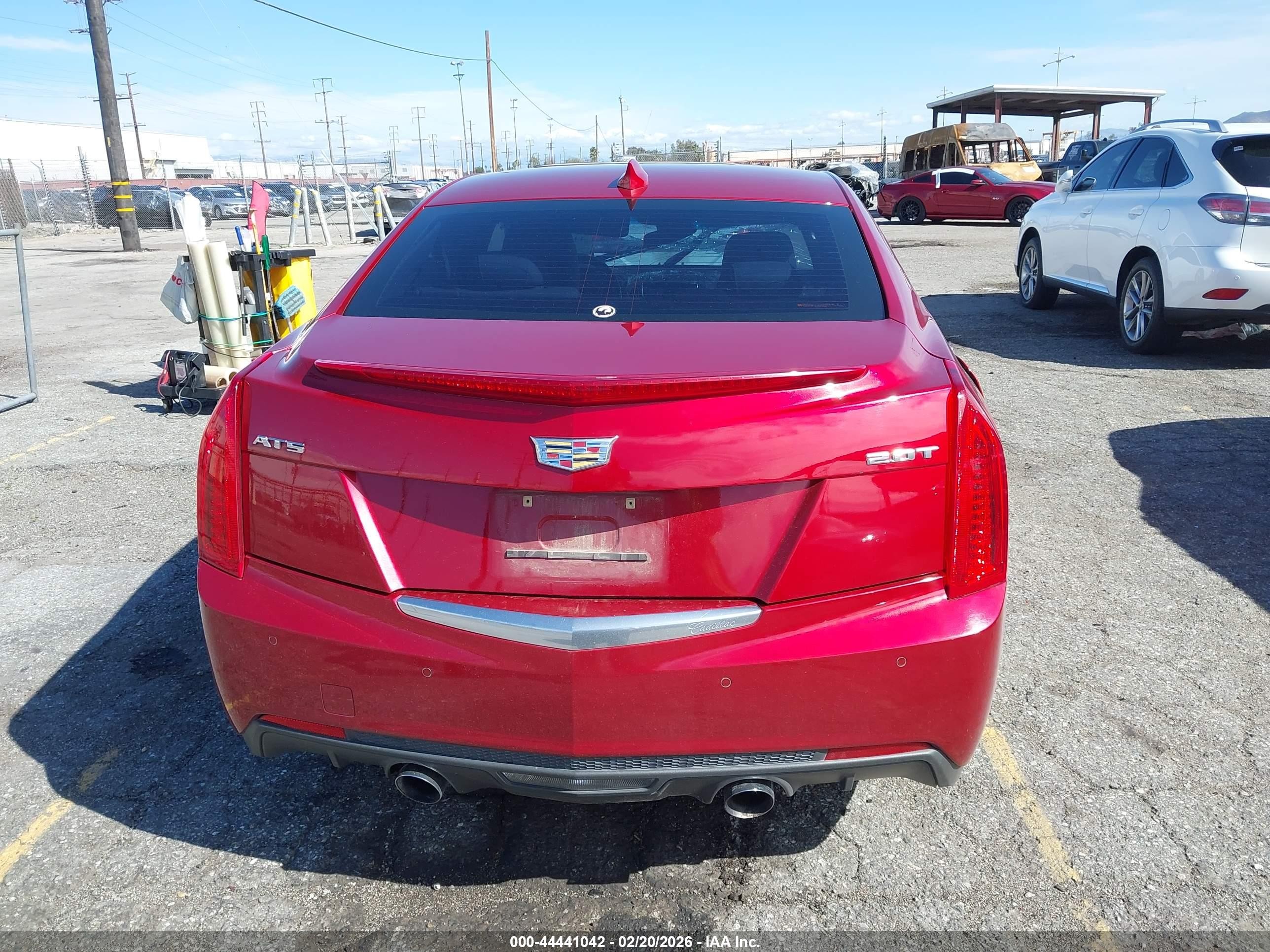2018 Cadillac Ats Luxury Красный vin: 1G6AB5RX8J0133847