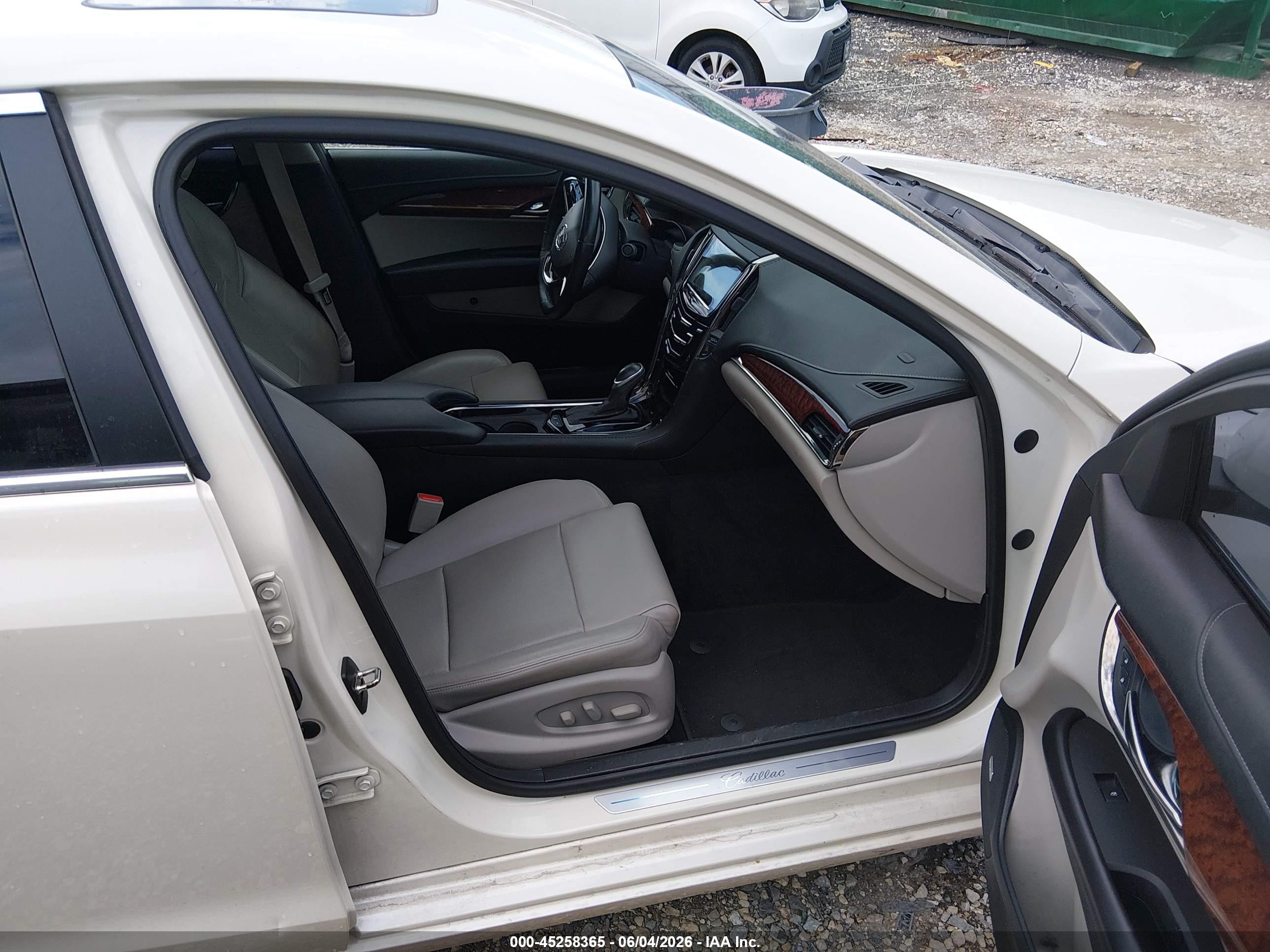 2013 Cadillac Ats Luxury White vin: 1G6AB5RX9D0178588