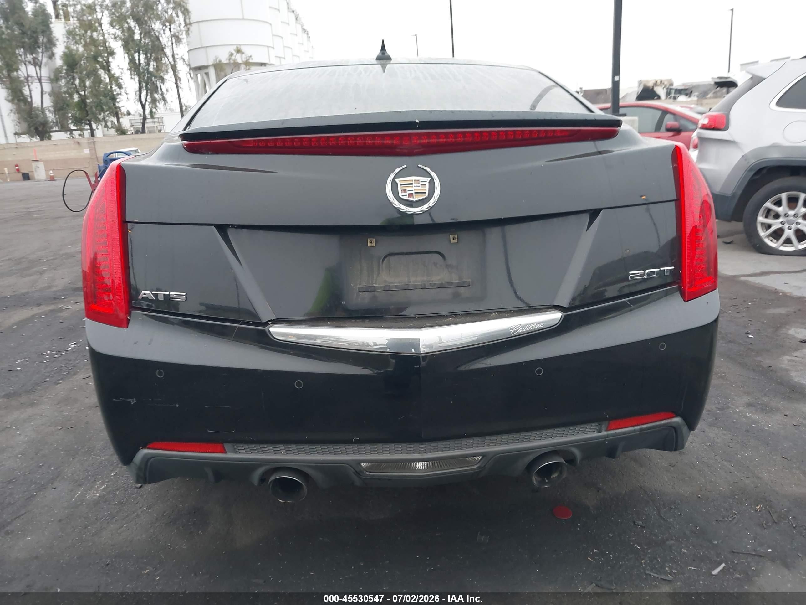 2014 Cadillac Ats Luxury Black vin: 1G6AB5RX9E0107196