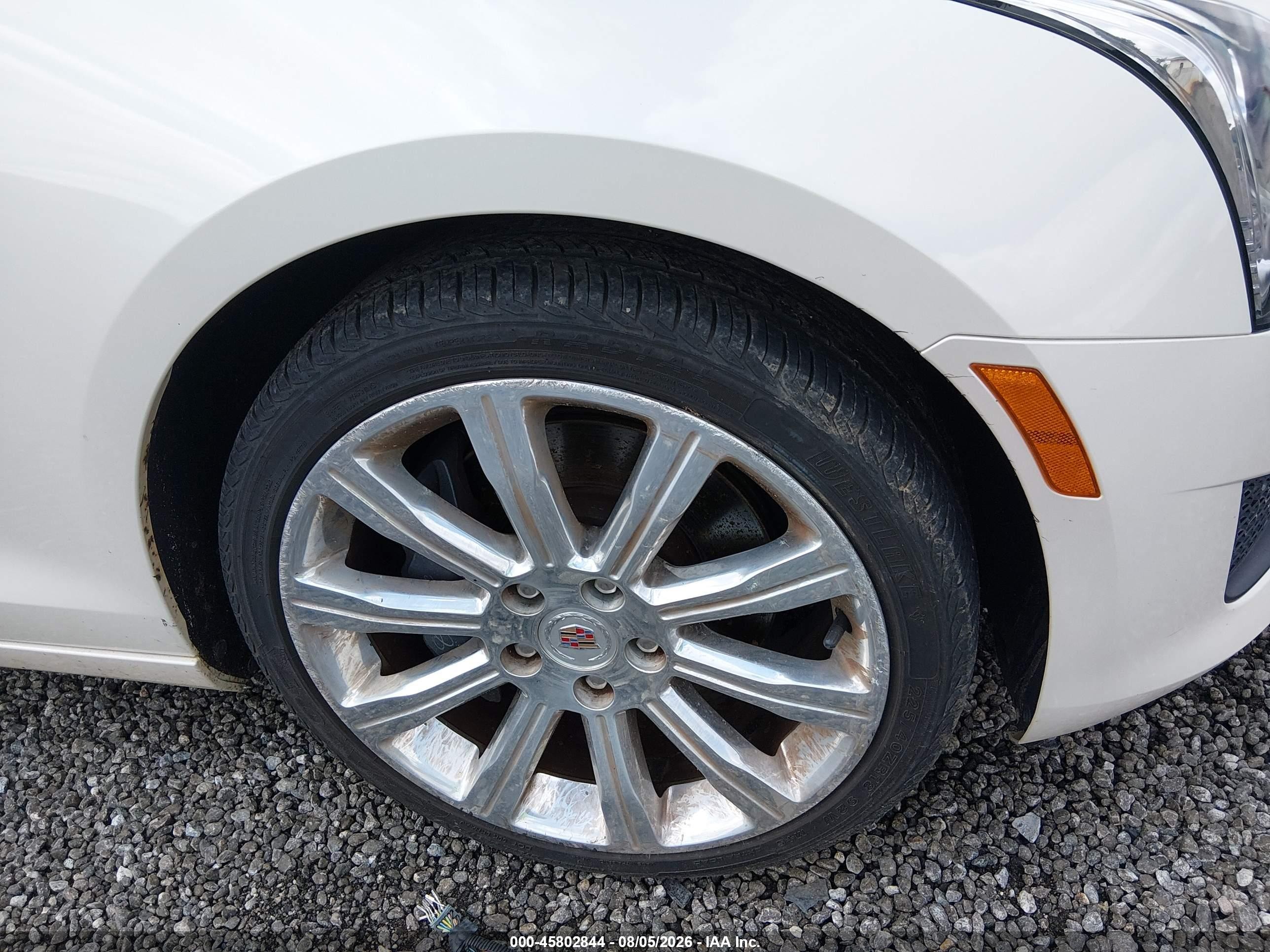 2014 Cadillac Ats Luxury White vin: 1G6AB5RX9E0107862