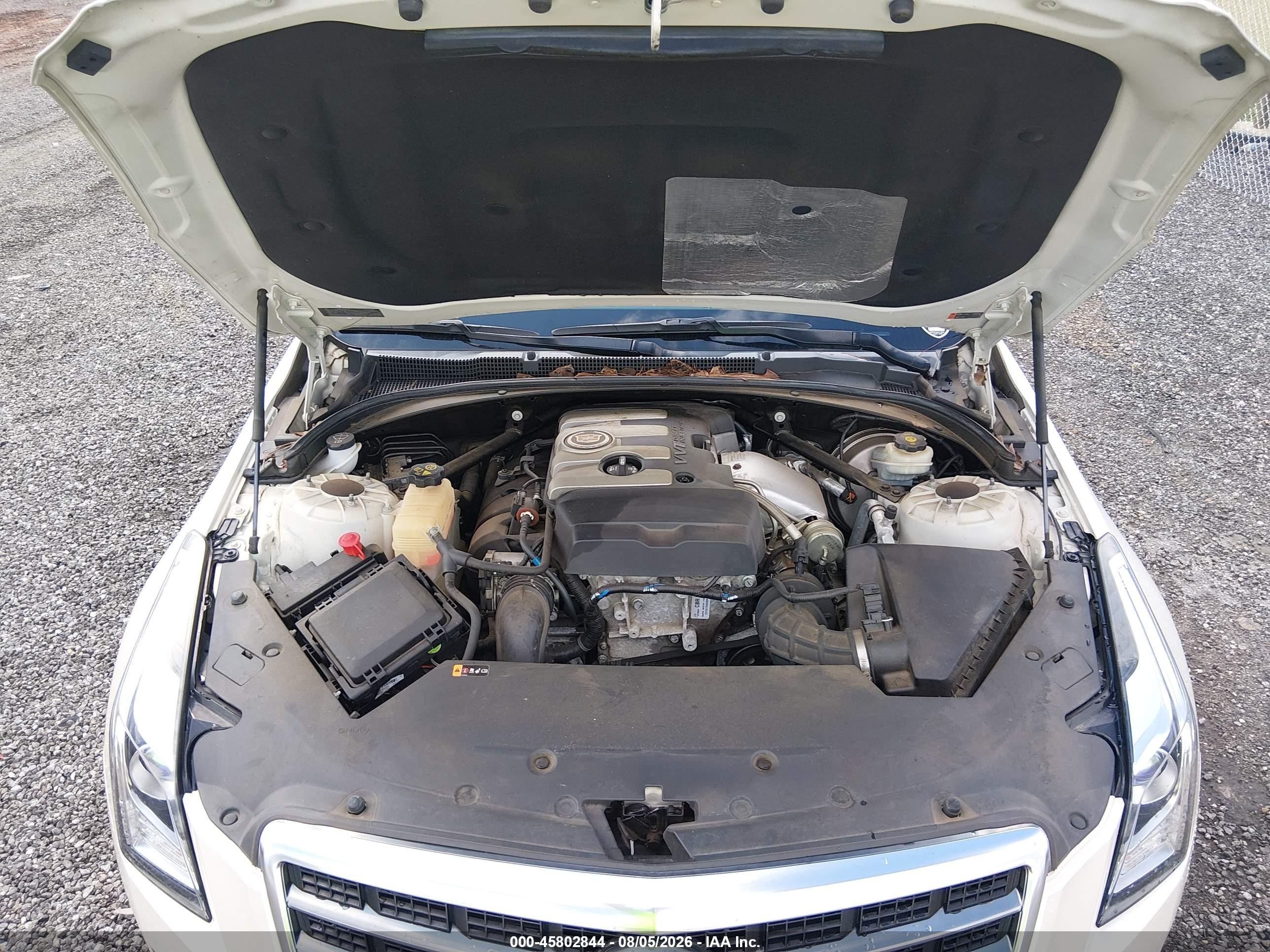 2014 Cadillac Ats Luxury White vin: 1G6AB5RX9E0107862