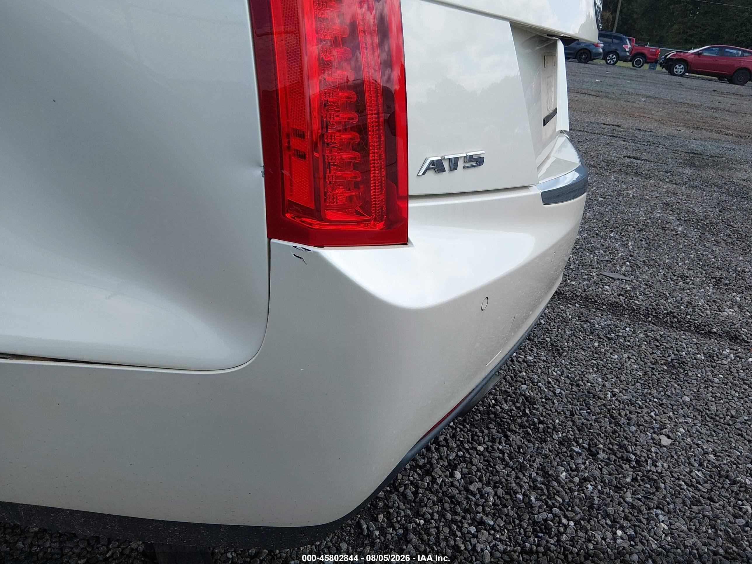 2014 Cadillac Ats Luxury White vin: 1G6AB5RX9E0107862