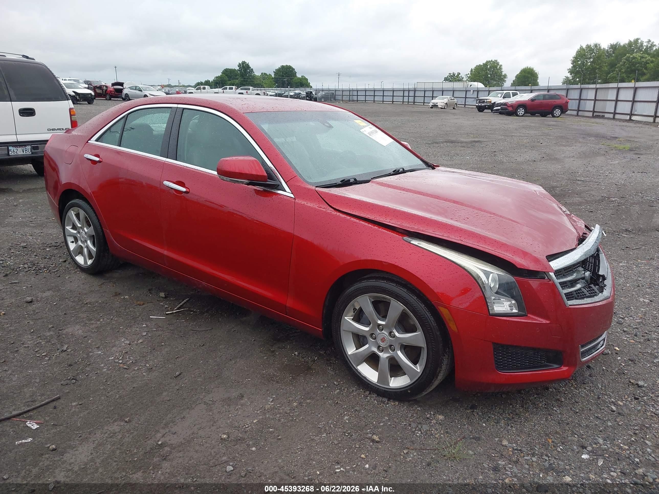 2014 Cadillac Ats Luxury Red vin: 1G6AB5RX9E0131093