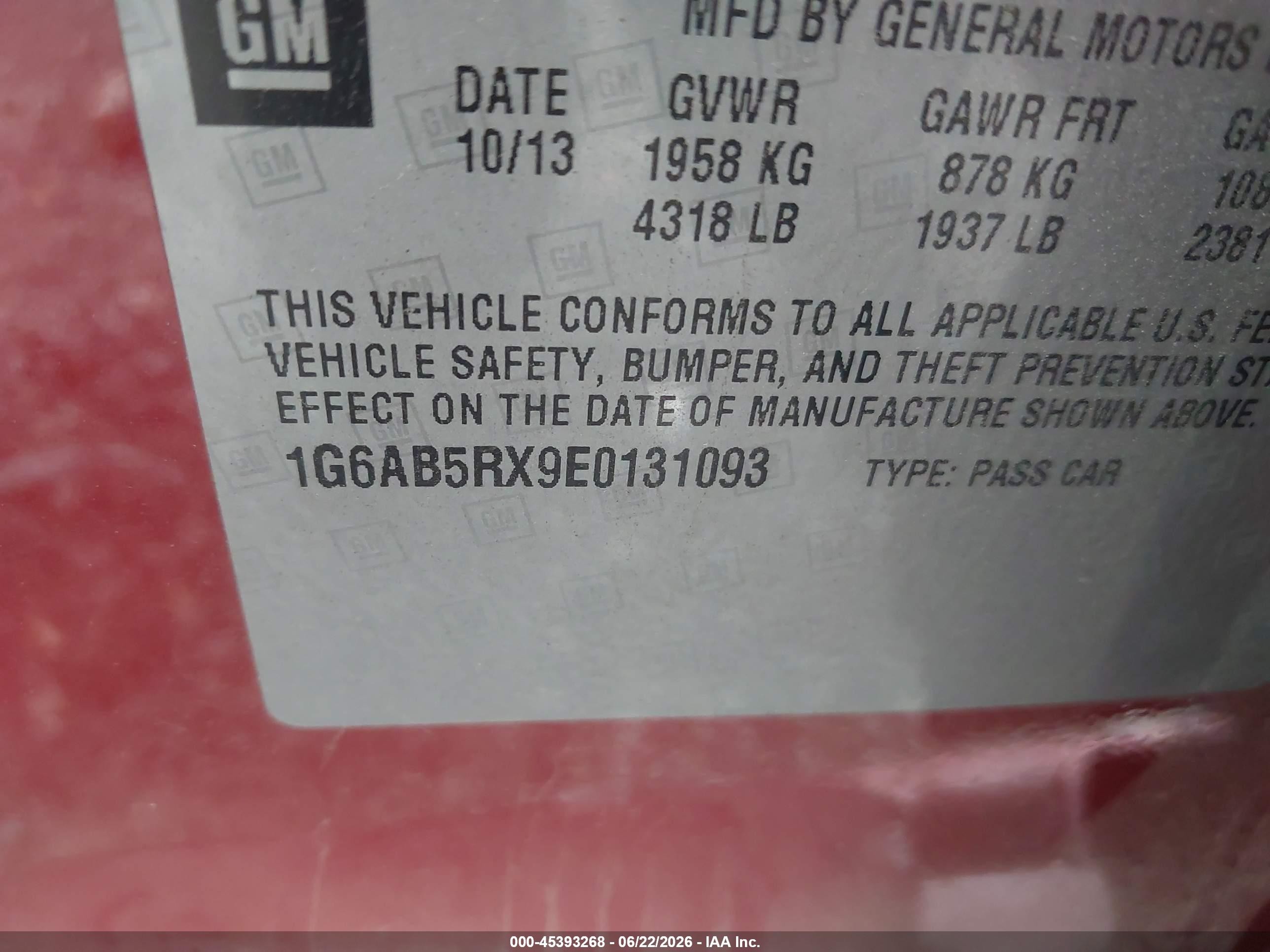 2014 Cadillac Ats Luxury Красный vin: 1G6AB5RX9E0131093