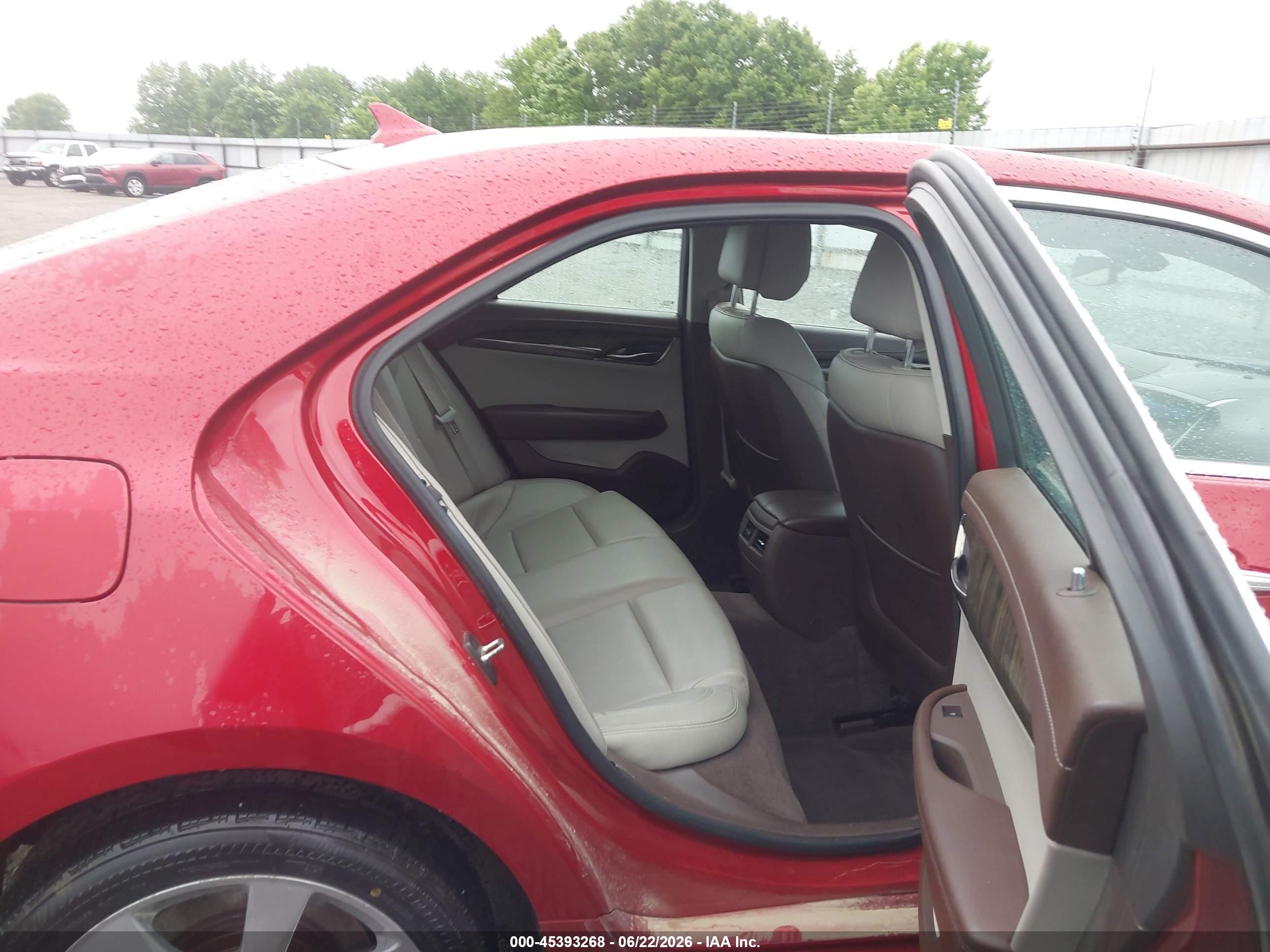 2014 Cadillac Ats Luxury Красный vin: 1G6AB5RX9E0131093