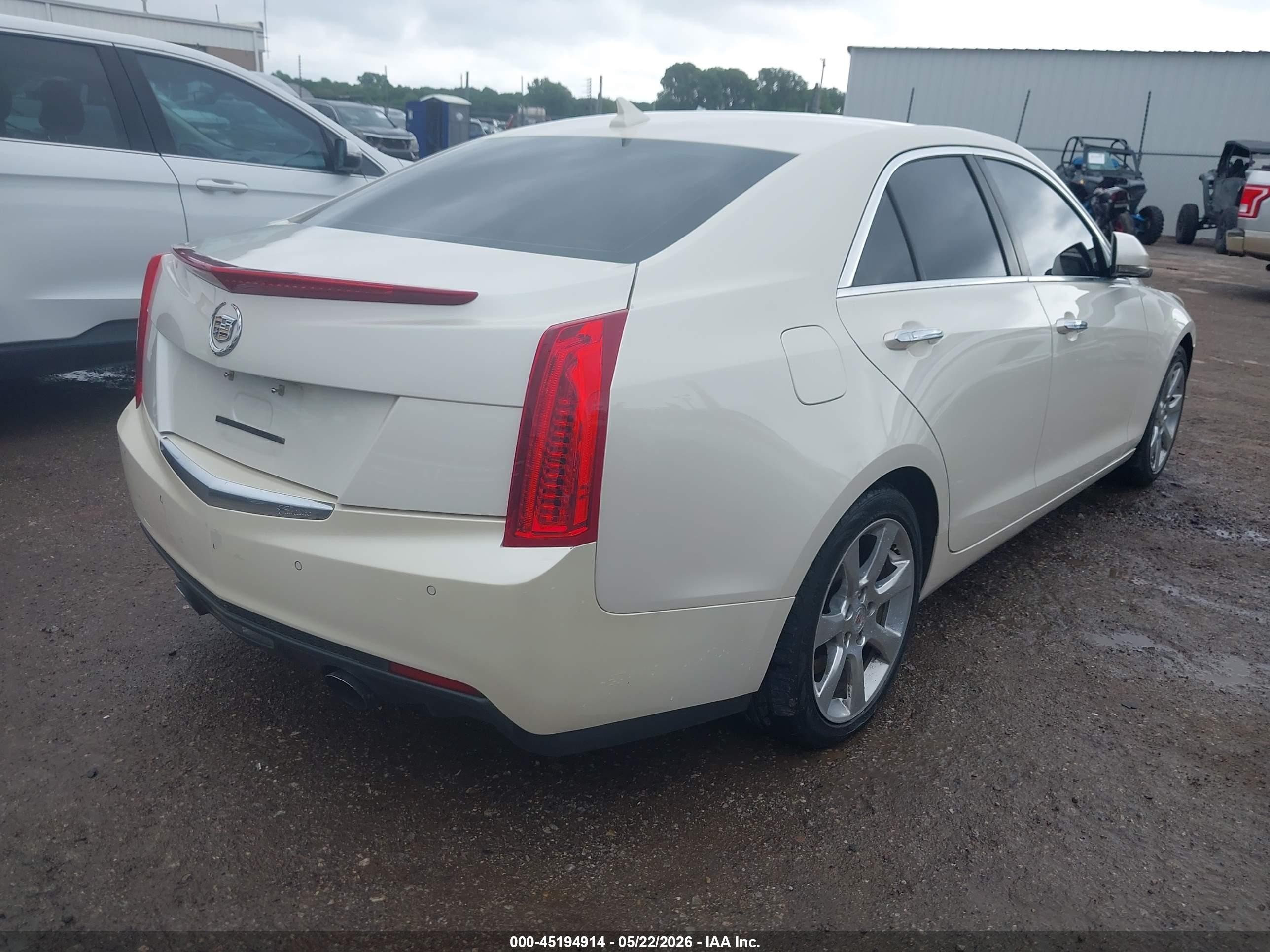 2014 Cadillac Ats Luxury White vin: 1G6AB5RX9E0152882