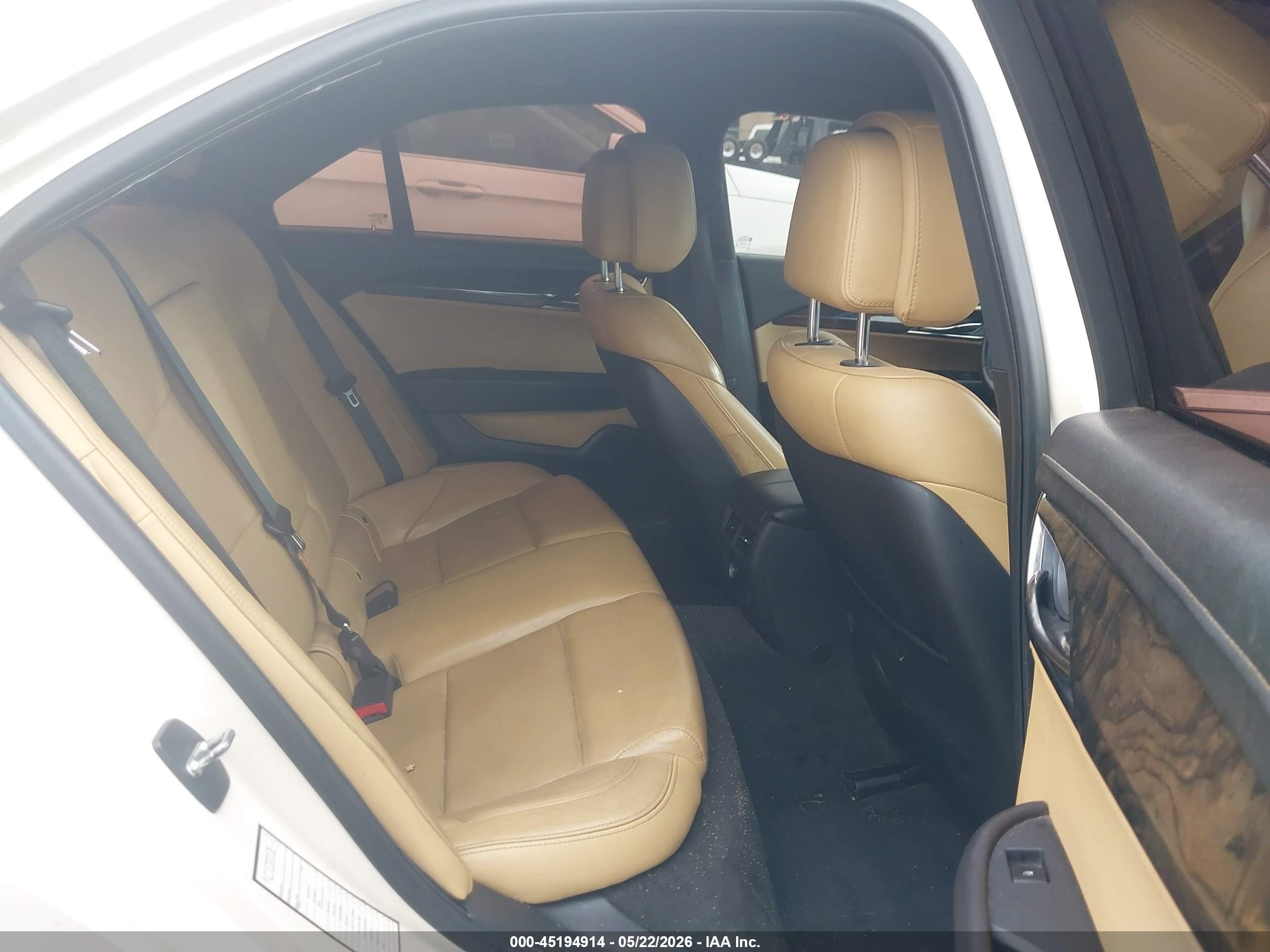 2014 Cadillac Ats Luxury White vin: 1G6AB5RX9E0152882