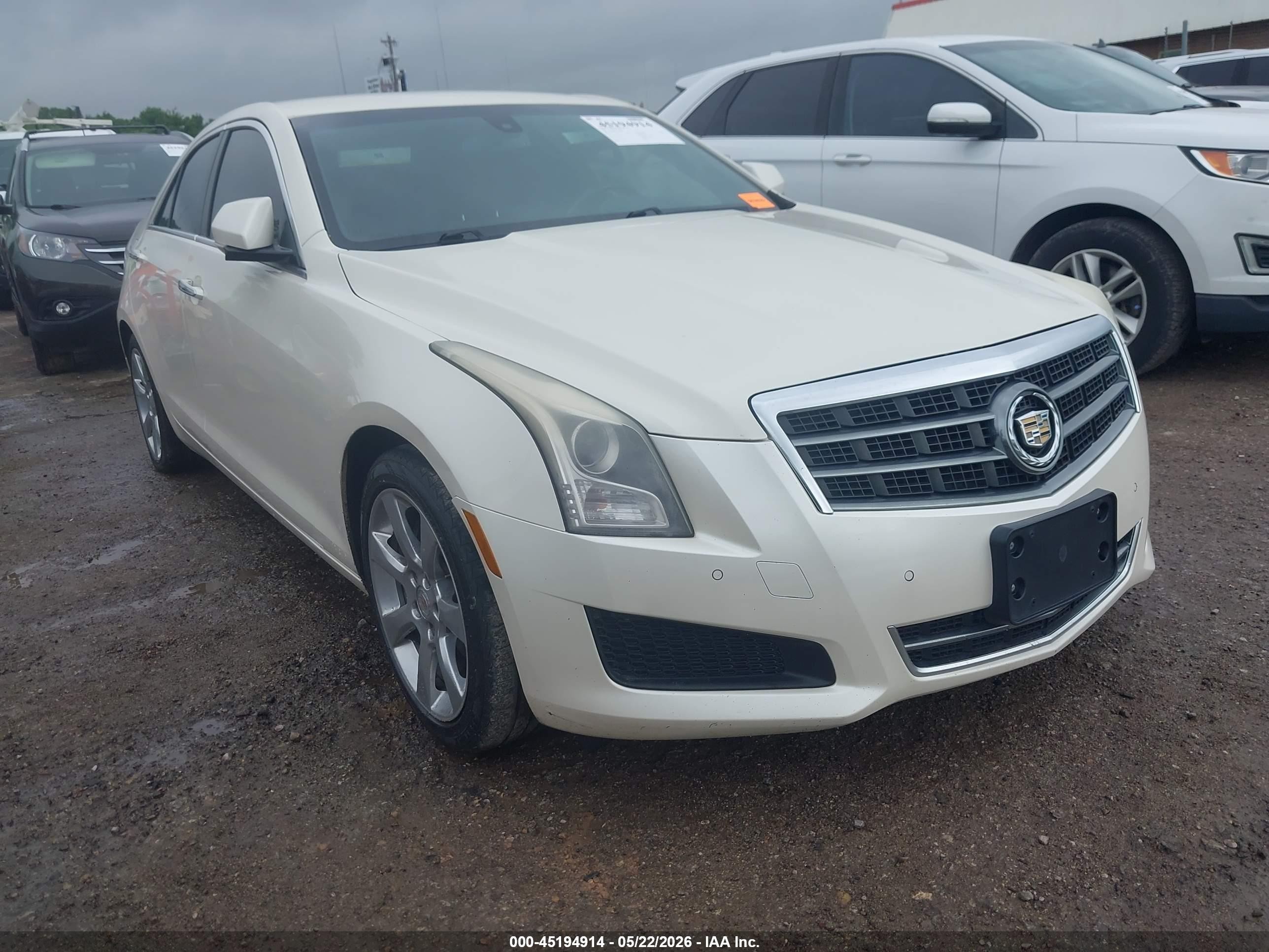 2014 Cadillac Ats Luxury White vin: 1G6AB5RX9E0152882