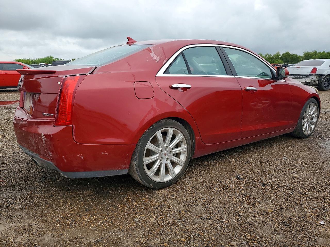 2014 Cadillac Ats Luxury Красный vin: 1G6AB5RX9E0183131