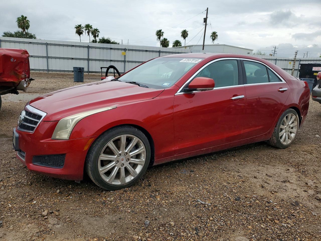 2014 Cadillac Ats Luxury Red vin: 1G6AB5RX9E0183131