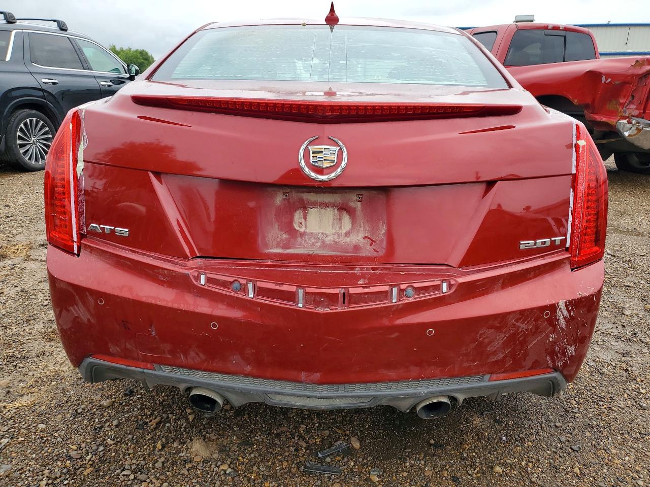 2014 Cadillac Ats Luxury Красный vin: 1G6AB5RX9E0183131