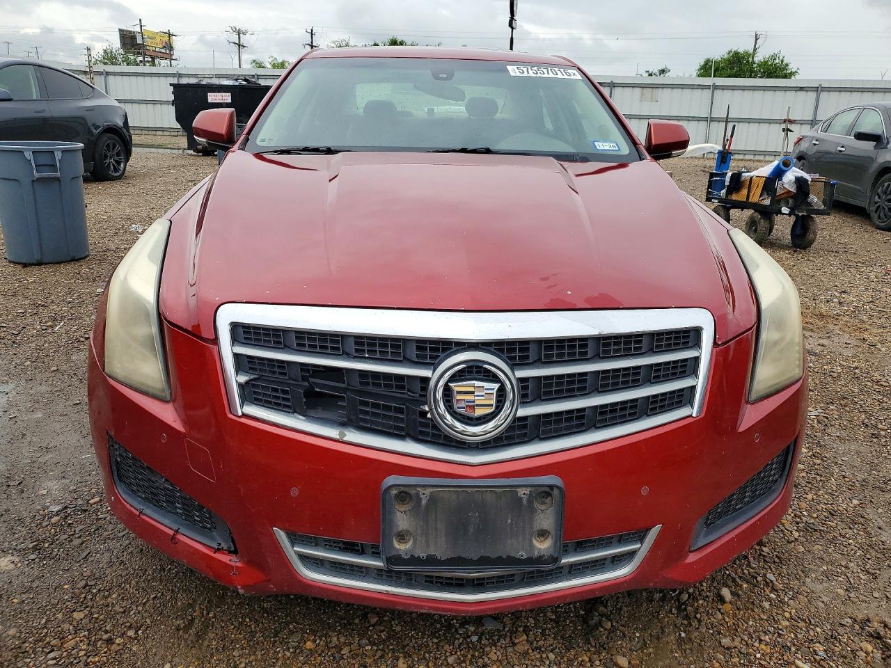 2014 Cadillac Ats Luxury Красный vin: 1G6AB5RX9E0183131
