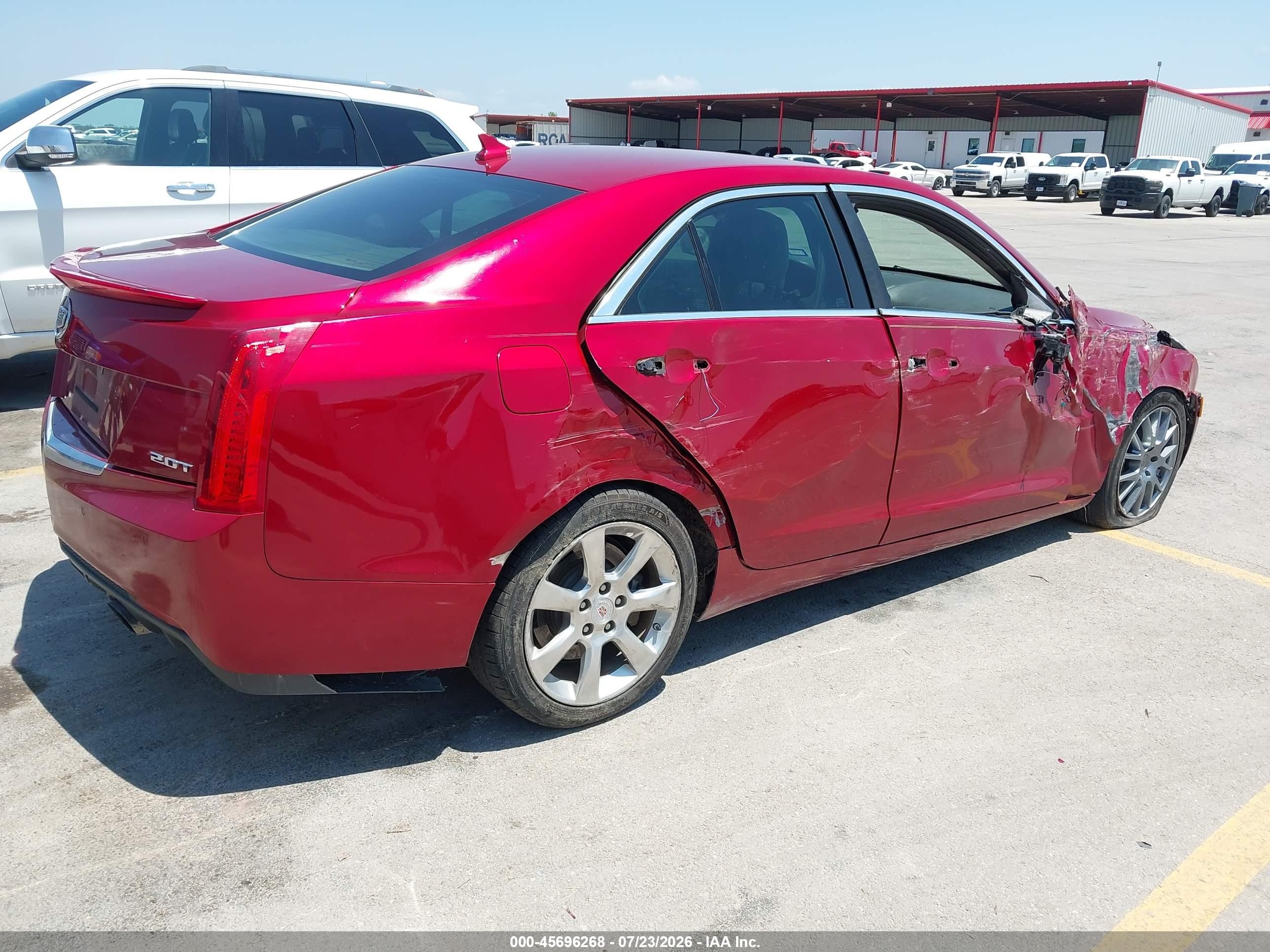 2014 Cadillac Ats Luxury Red vin: 1G6AB5RX9E0184926