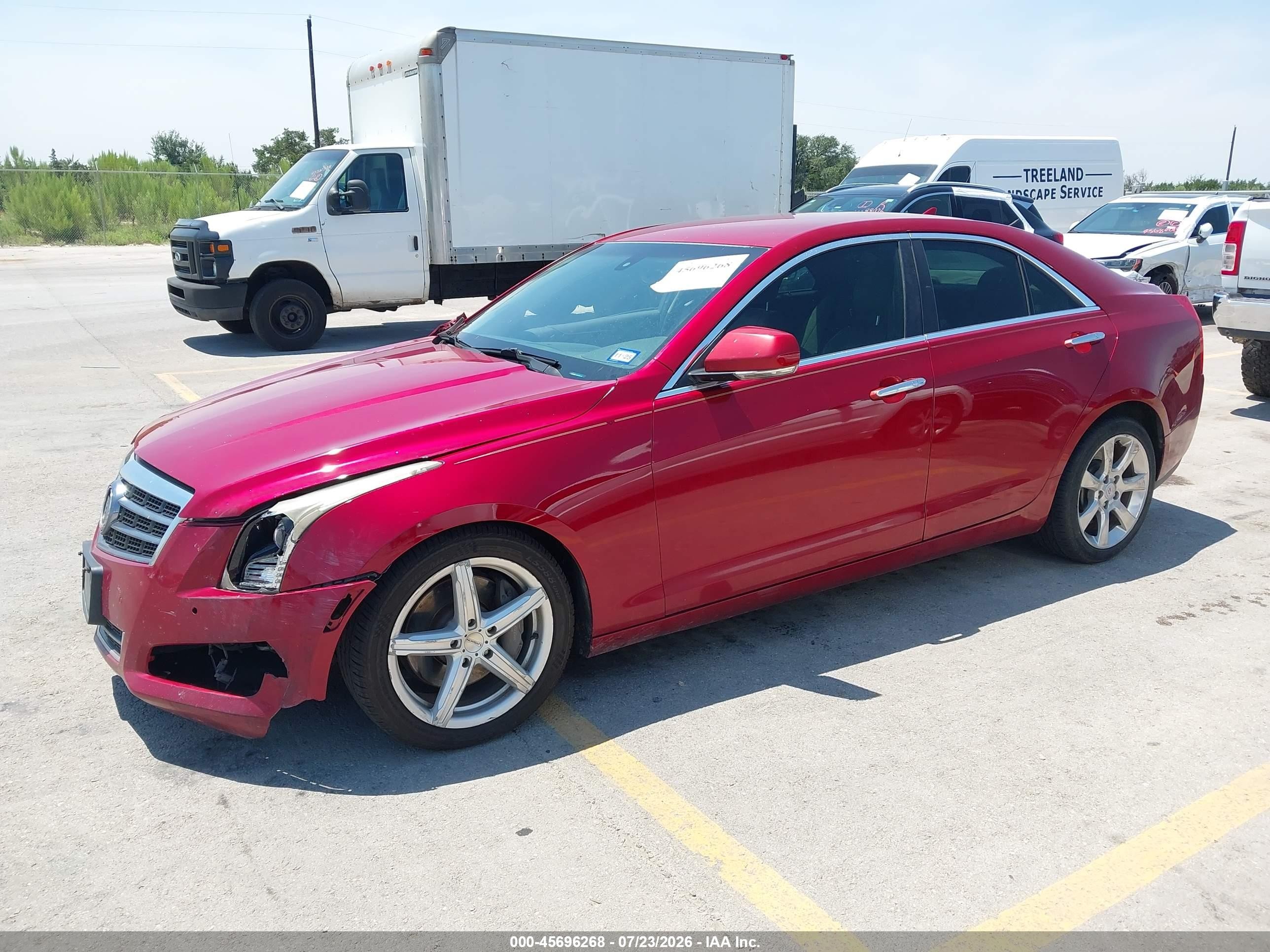 2014 Cadillac Ats Luxury Red vin: 1G6AB5RX9E0184926