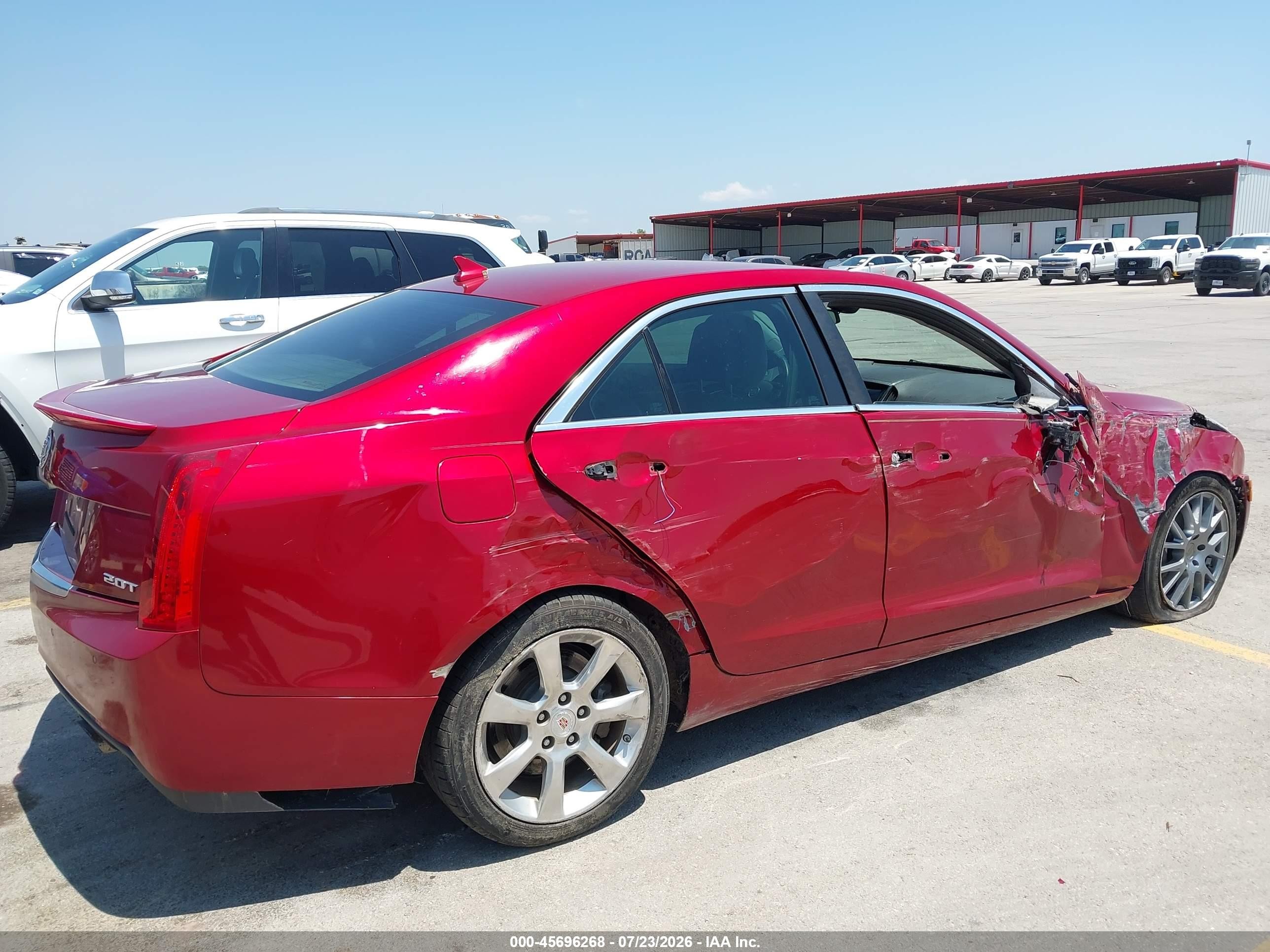 2014 Cadillac Ats Luxury Red vin: 1G6AB5RX9E0184926