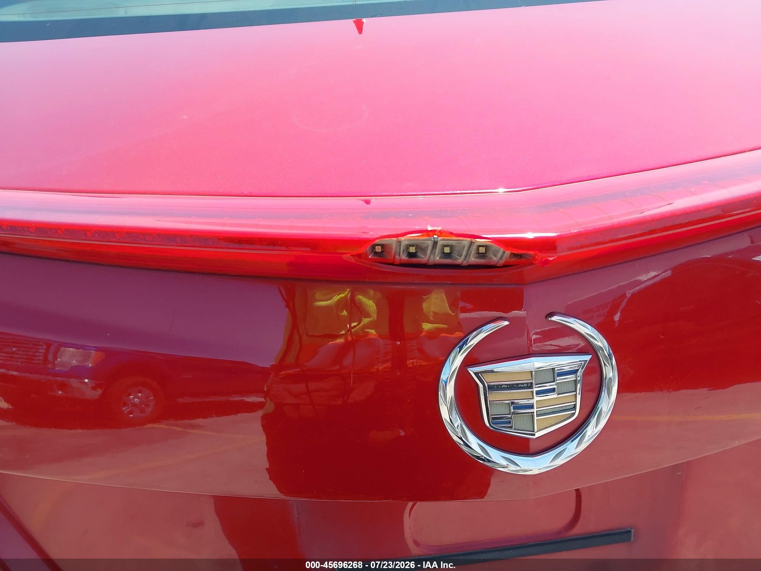 2014 Cadillac Ats Luxury Red vin: 1G6AB5RX9E0184926