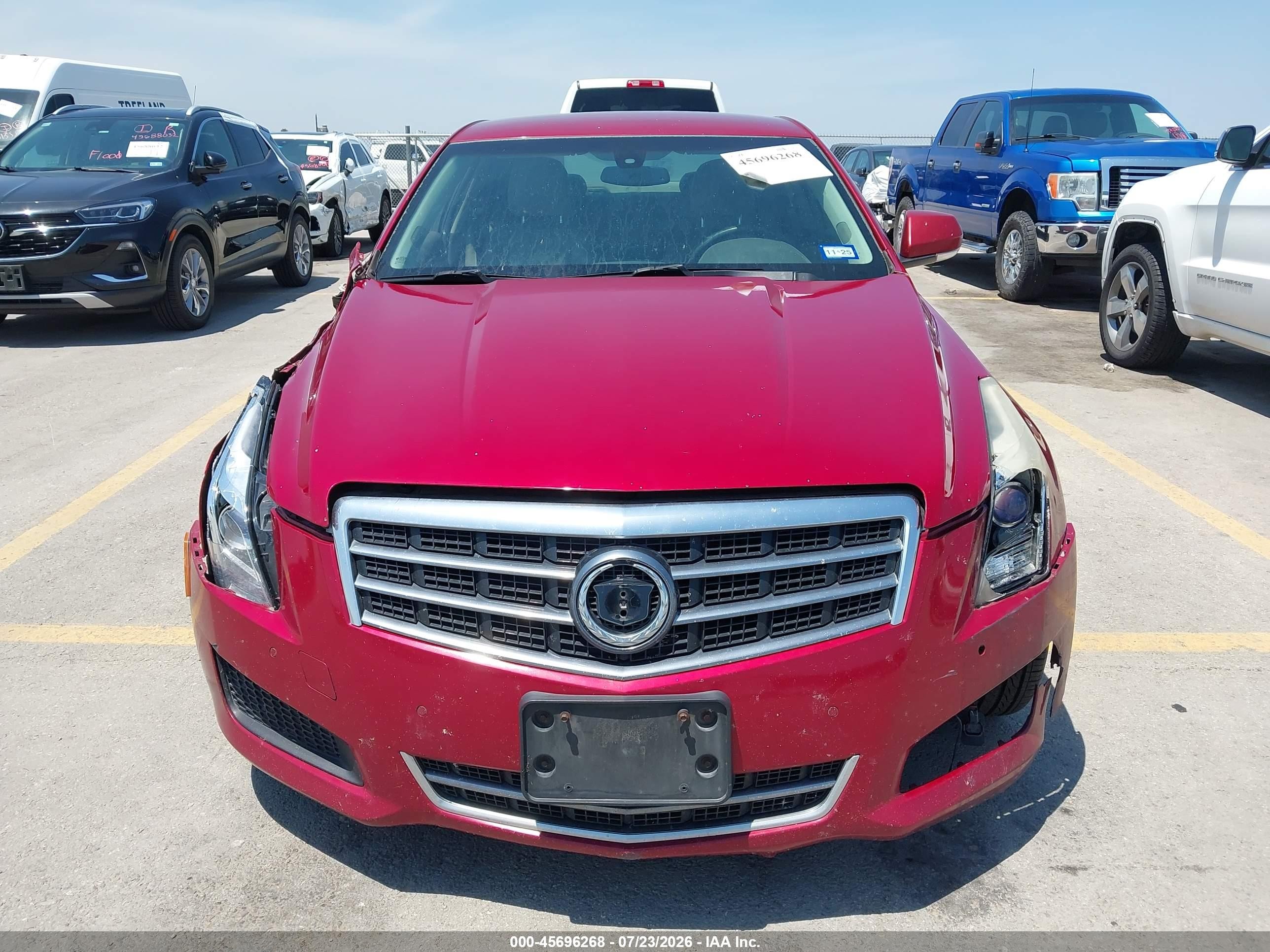 2014 Cadillac Ats Luxury Red vin: 1G6AB5RX9E0184926