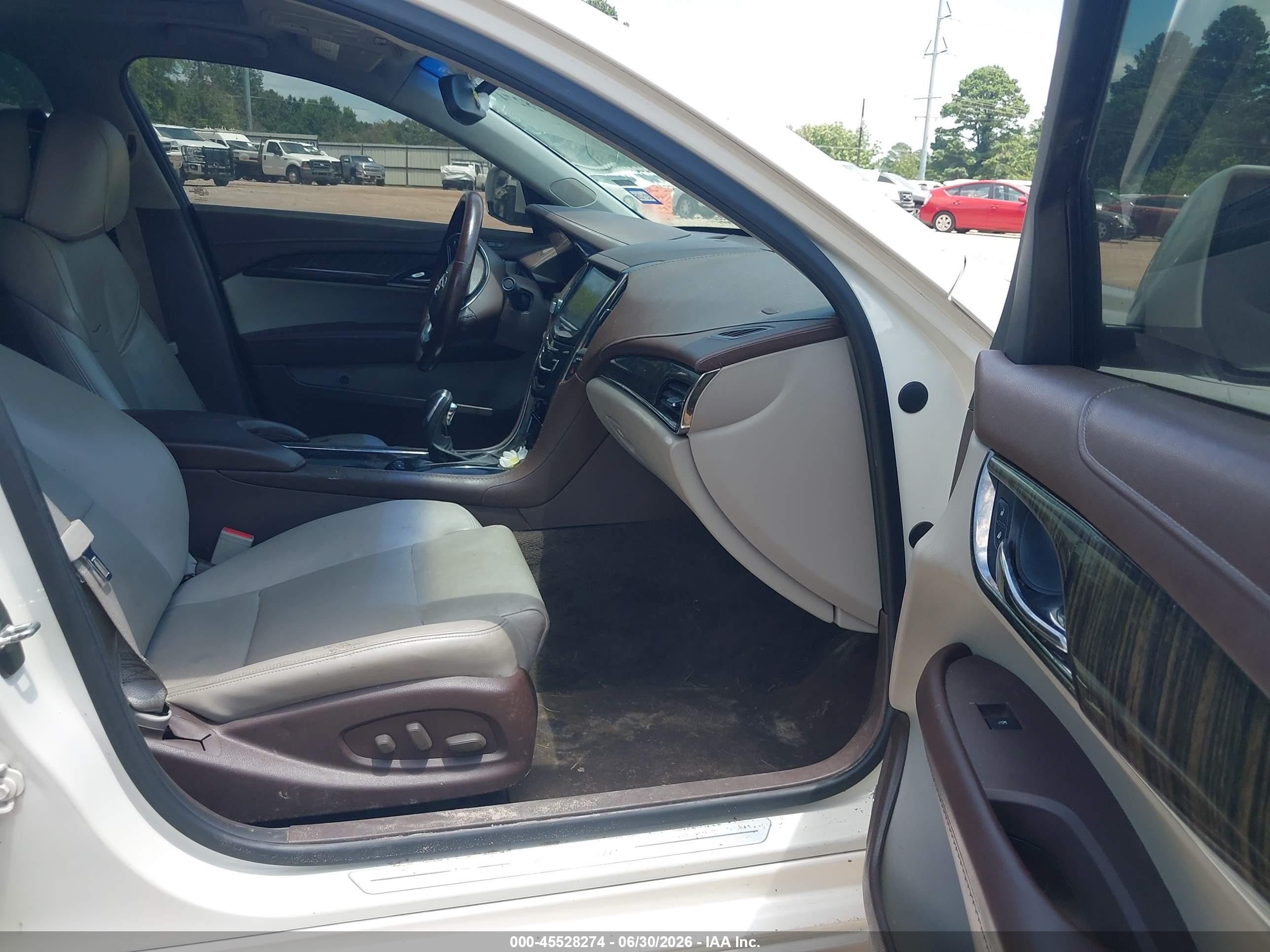 2013 Cadillac Ats Luxury White vin: 1G6AB5RXXD0133837
