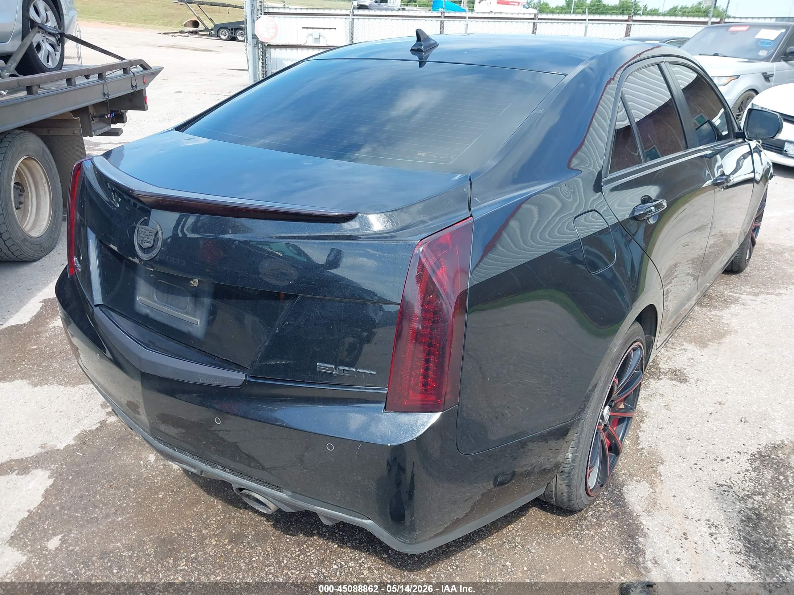 2013 Cadillac Ats Luxury Black vin: 1G6AB5RXXD0134437